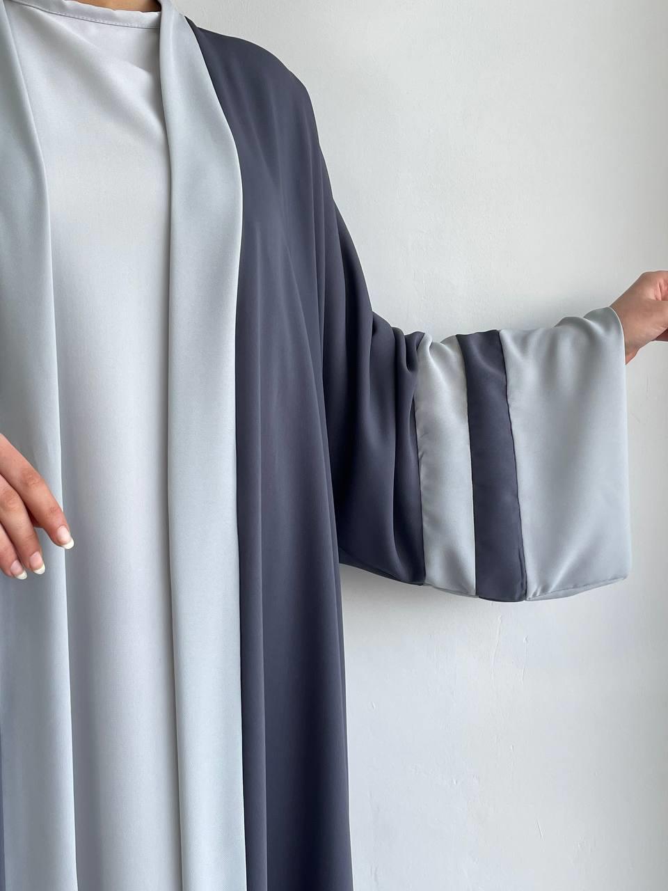 Füme Dubai Abaya Takım