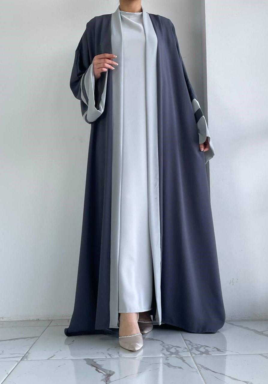 Füme Dubai Abaya Takım