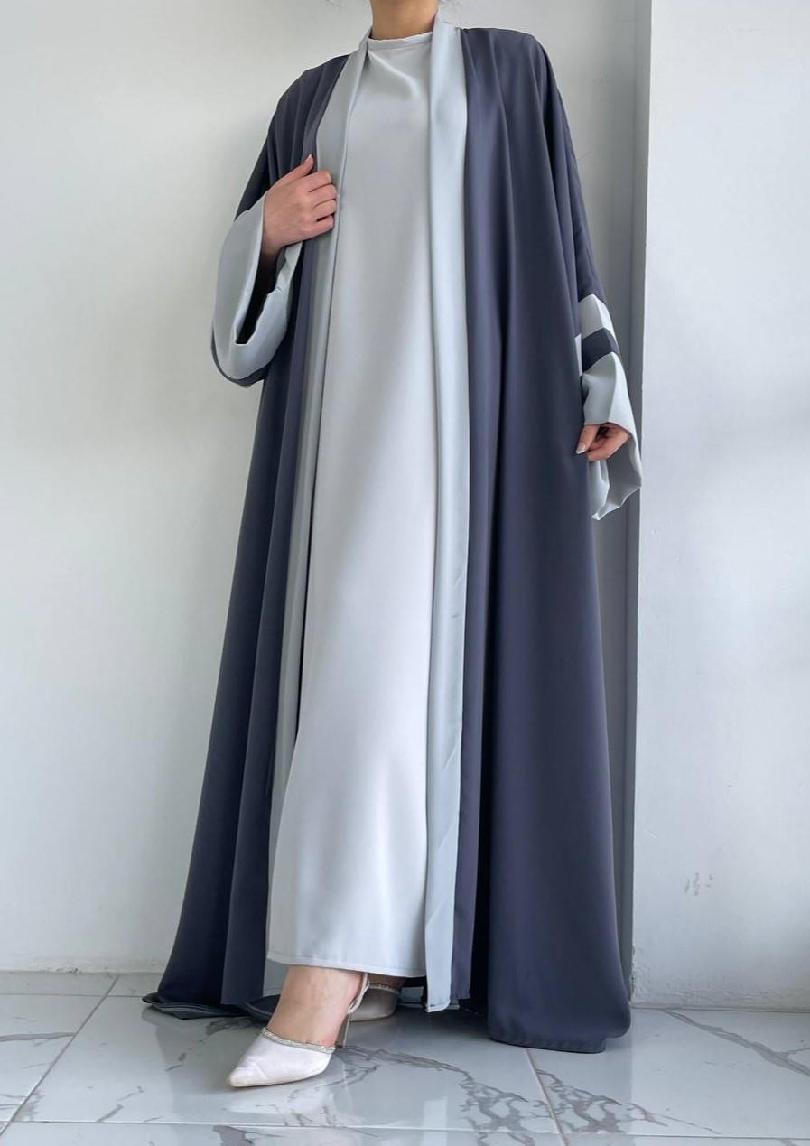Füme Dubai Abaya Takım
