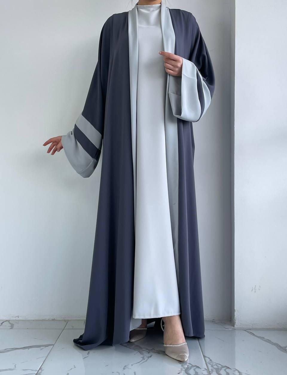 Füme Dubai Abaya Takım
