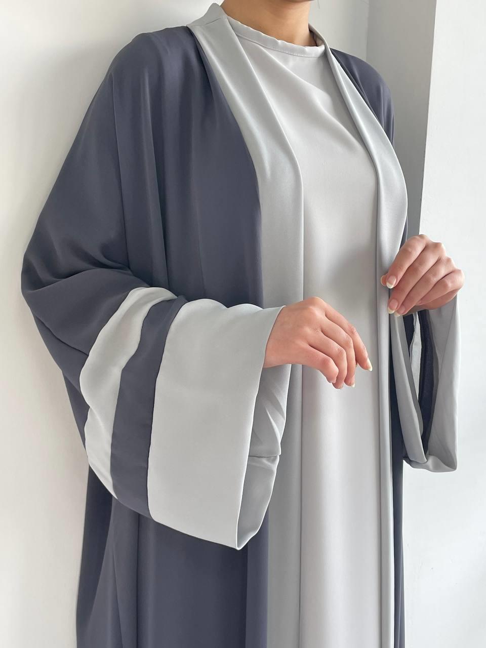 Füme Dubai Abaya Takım