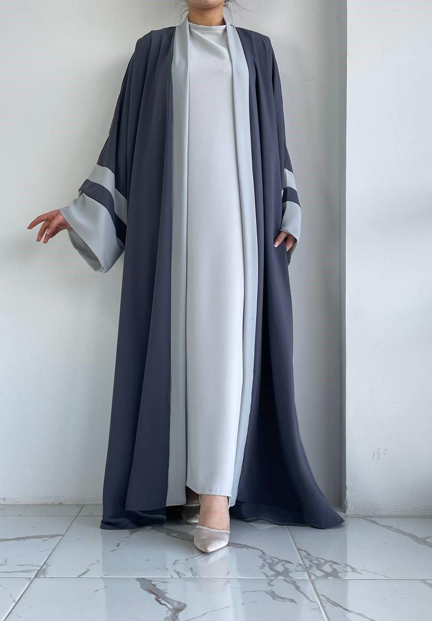 Füme Dubai Abaya Takım