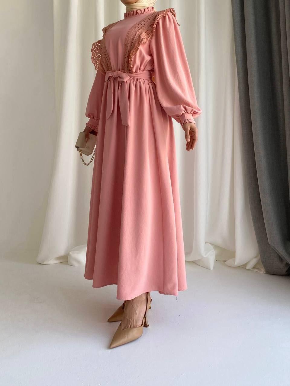 Pembe Fistolu Elbise