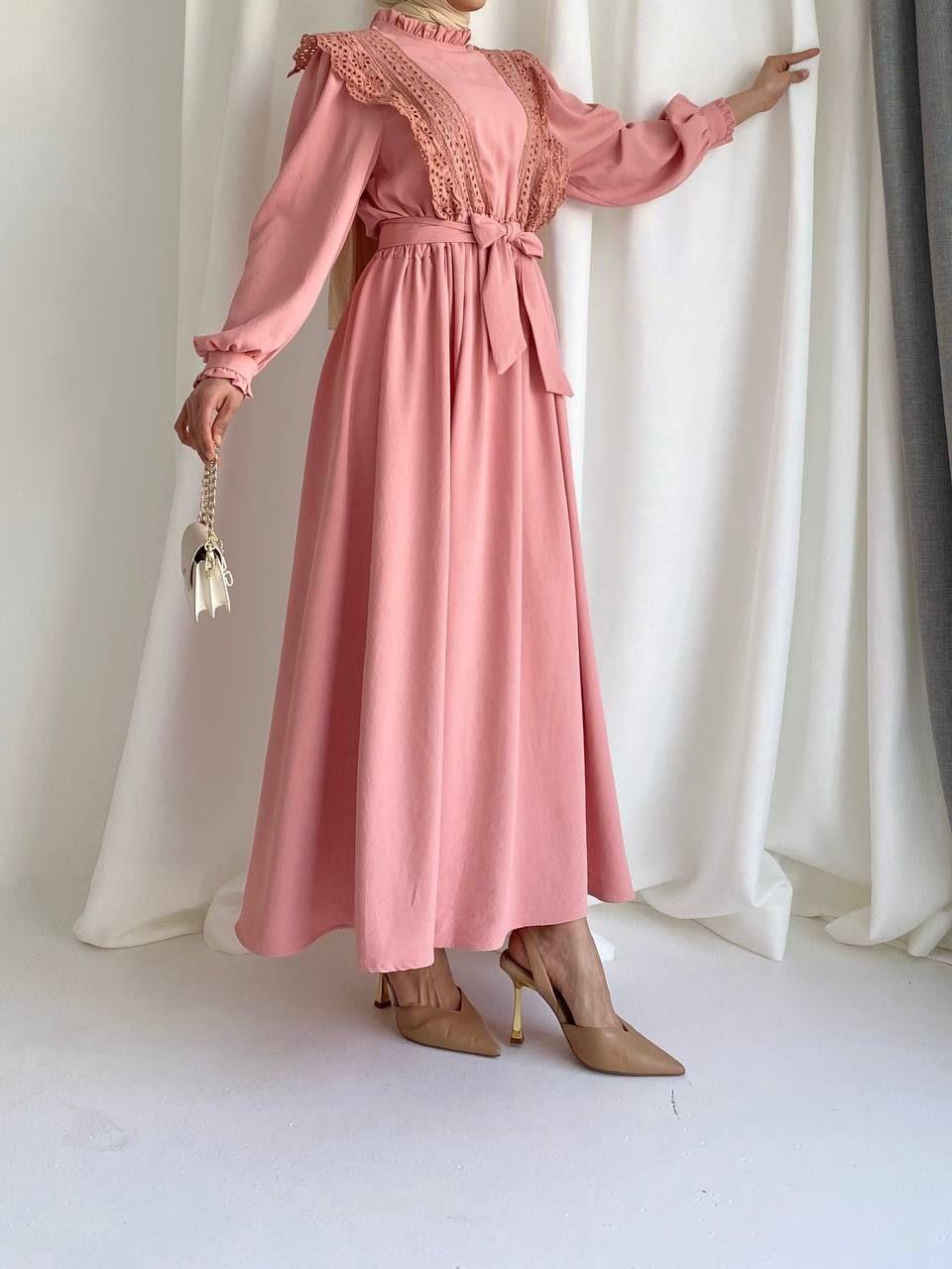 Pembe Fistolu Elbise
