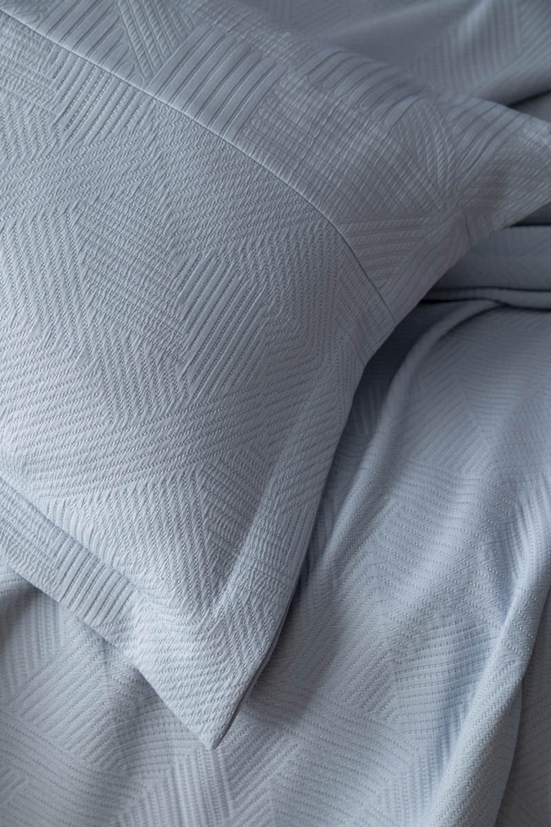 Tek Kişilik Cozy Yatak Örtüsü Senro İndigo