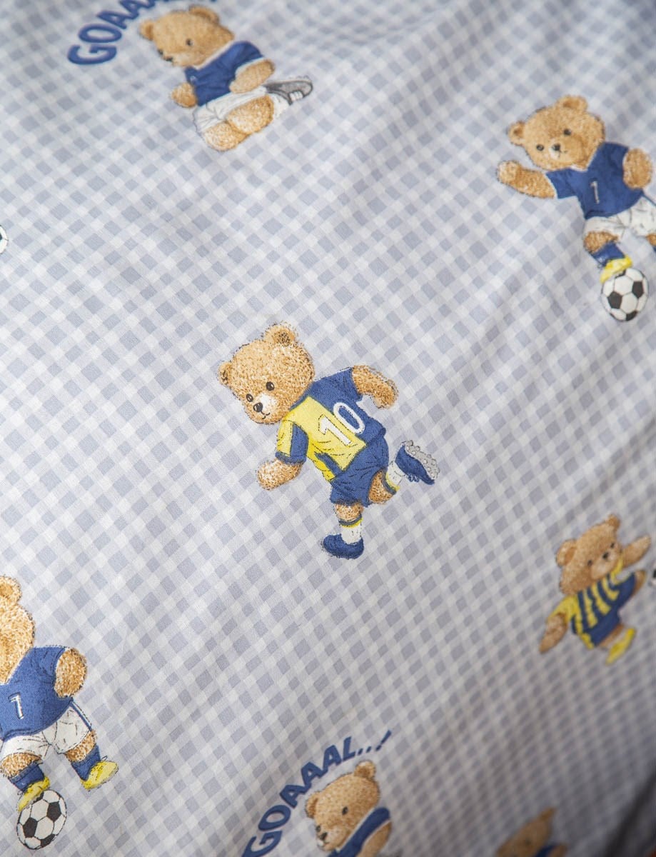 Tek Kişilik Pike Takımı Mishka Blue