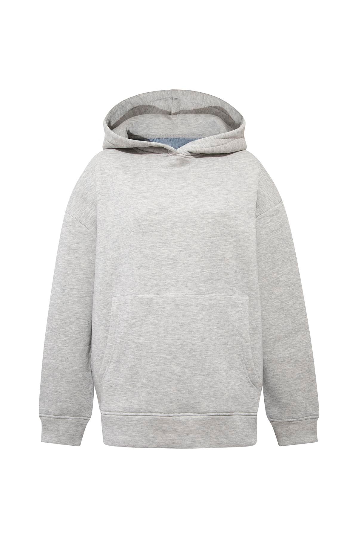 Sırt Detaylı Oversize Sweatshirt