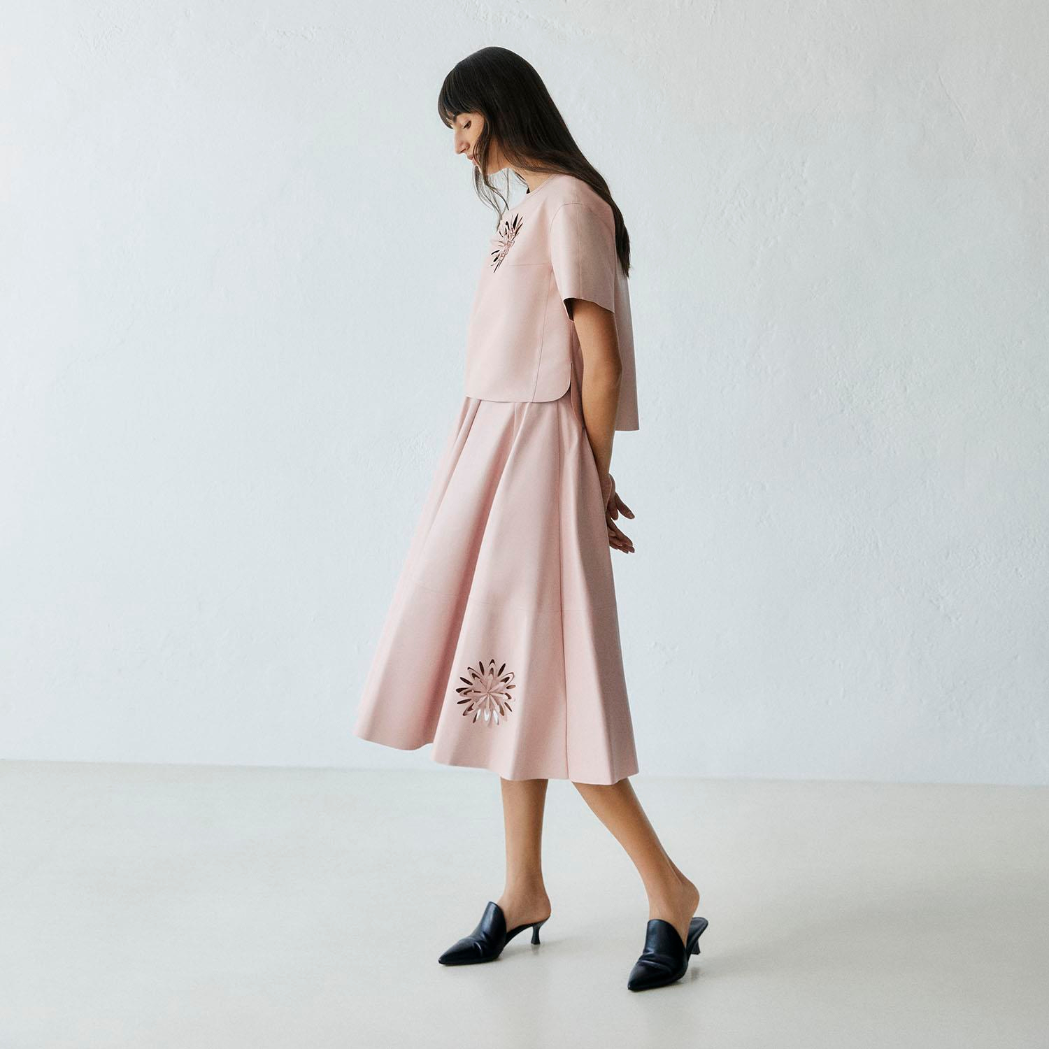 K14531 | Leather Skirt