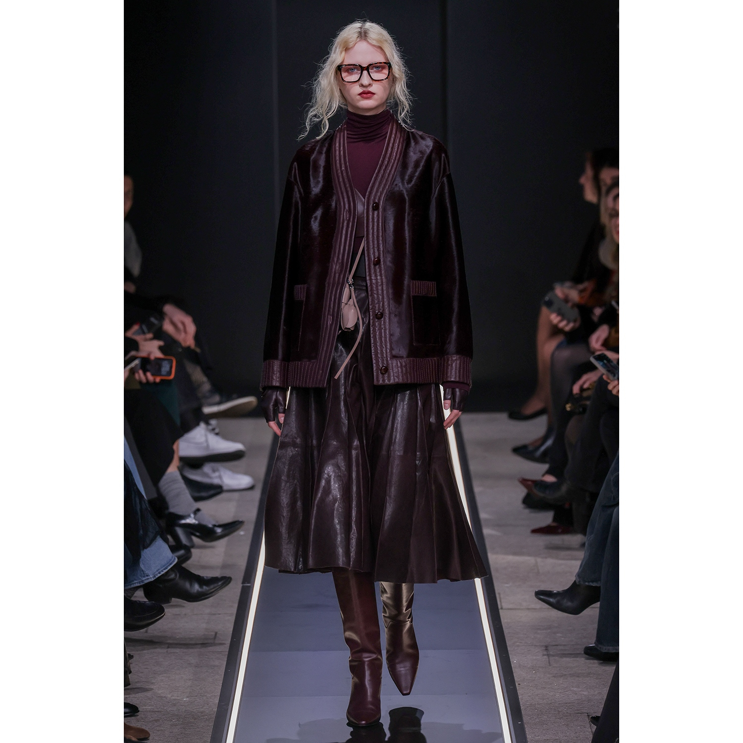 K15183 - SHEARLING CARDIGAN JACKET