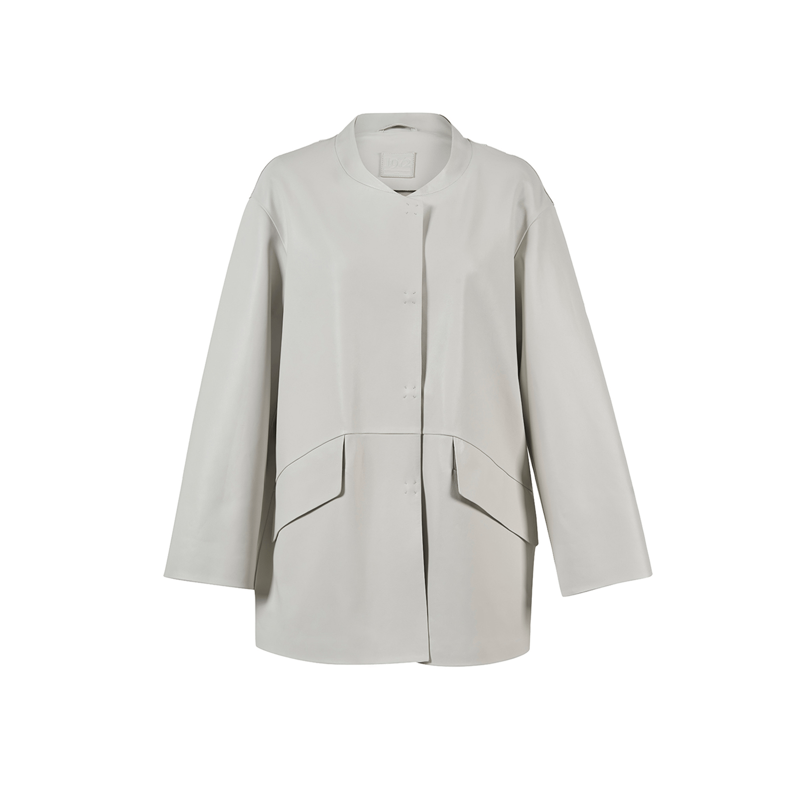 14905 | LEATHER ROUNDED JACKET