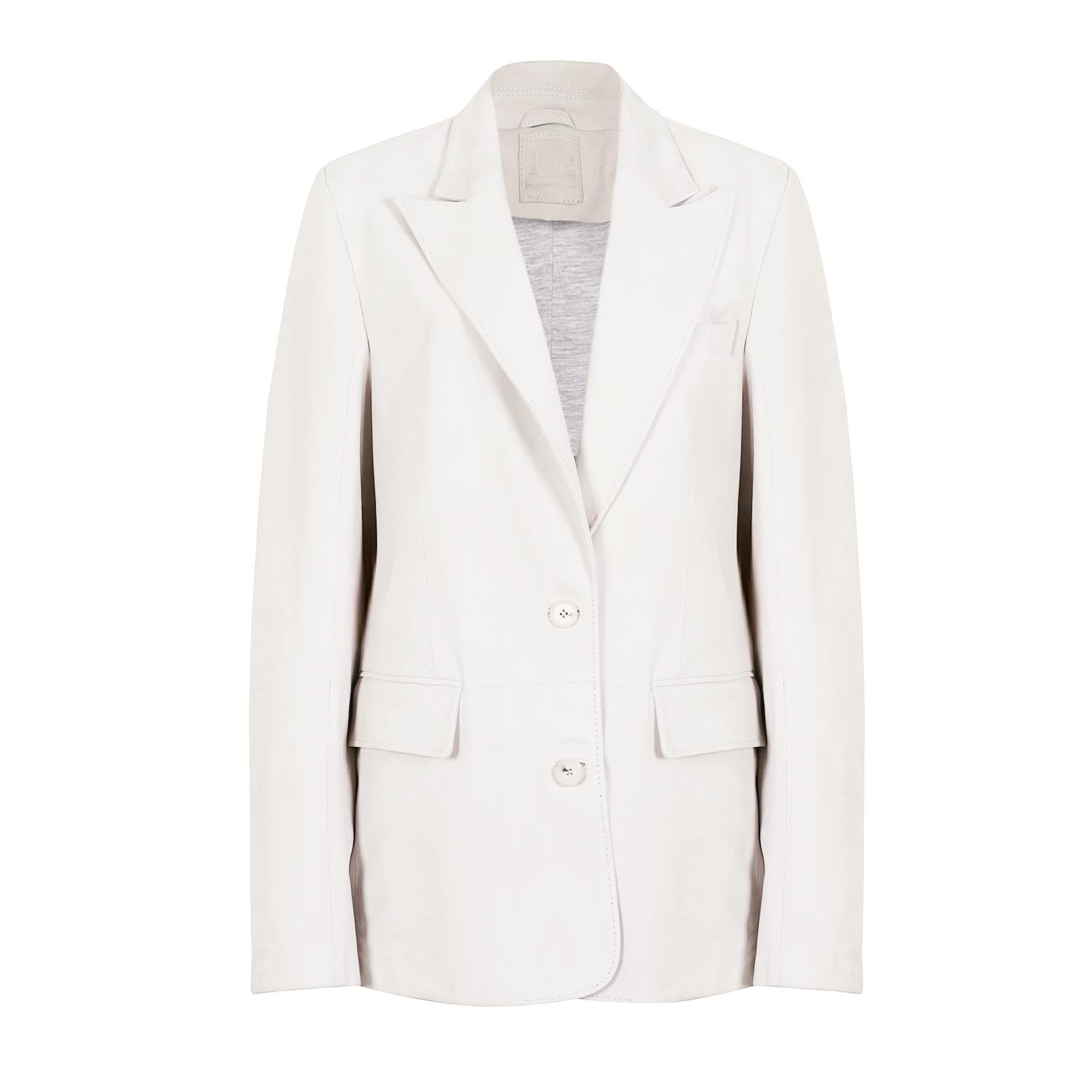 K14427 | LEATHER OVERSIZED BLAZER