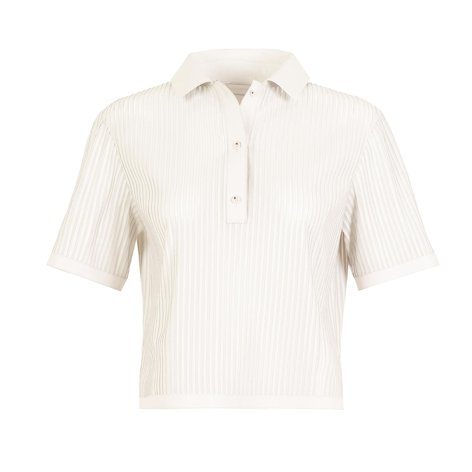 K14443 | Leather Polo T-Shirt
