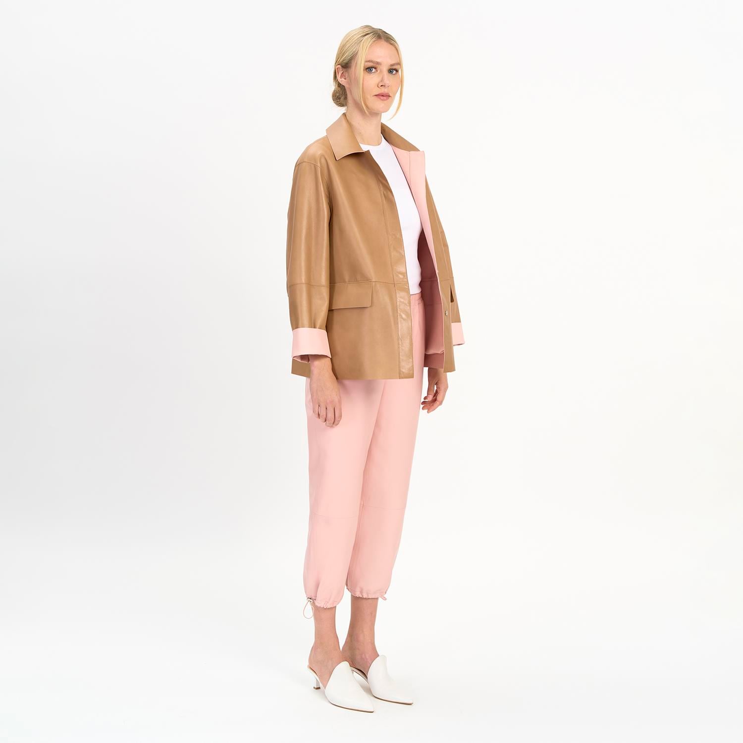 K14506 | LEATHER REVERSIBLE JACKET