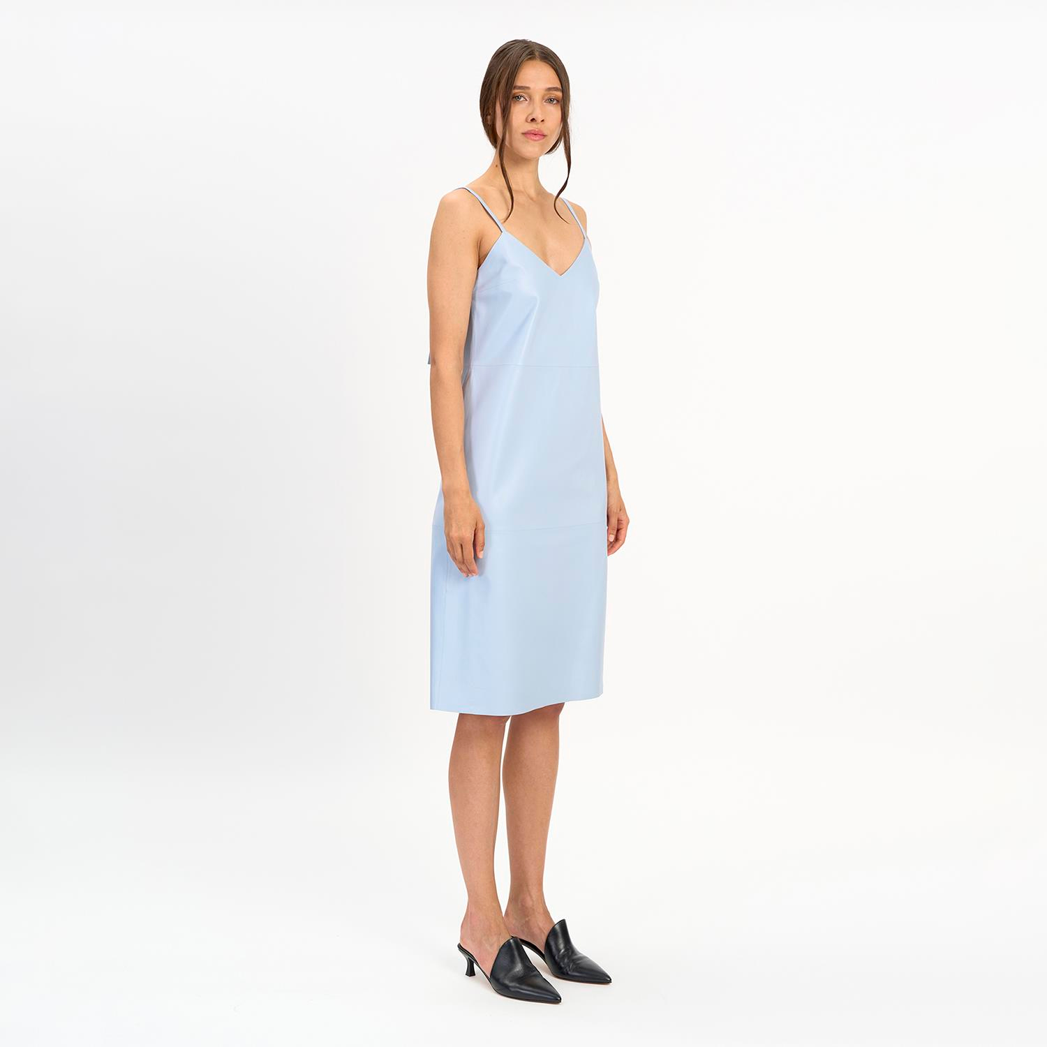 K14507 | Leather Slip Dress