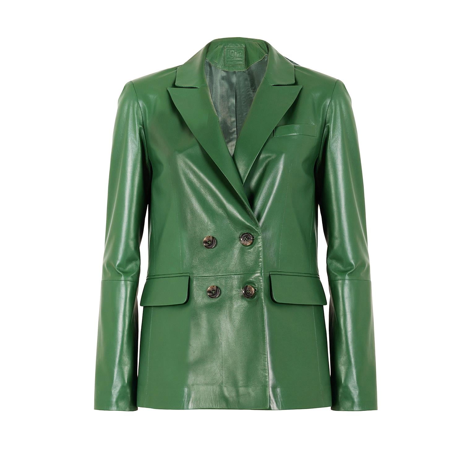 K14519 | Leather Blazer Jacket