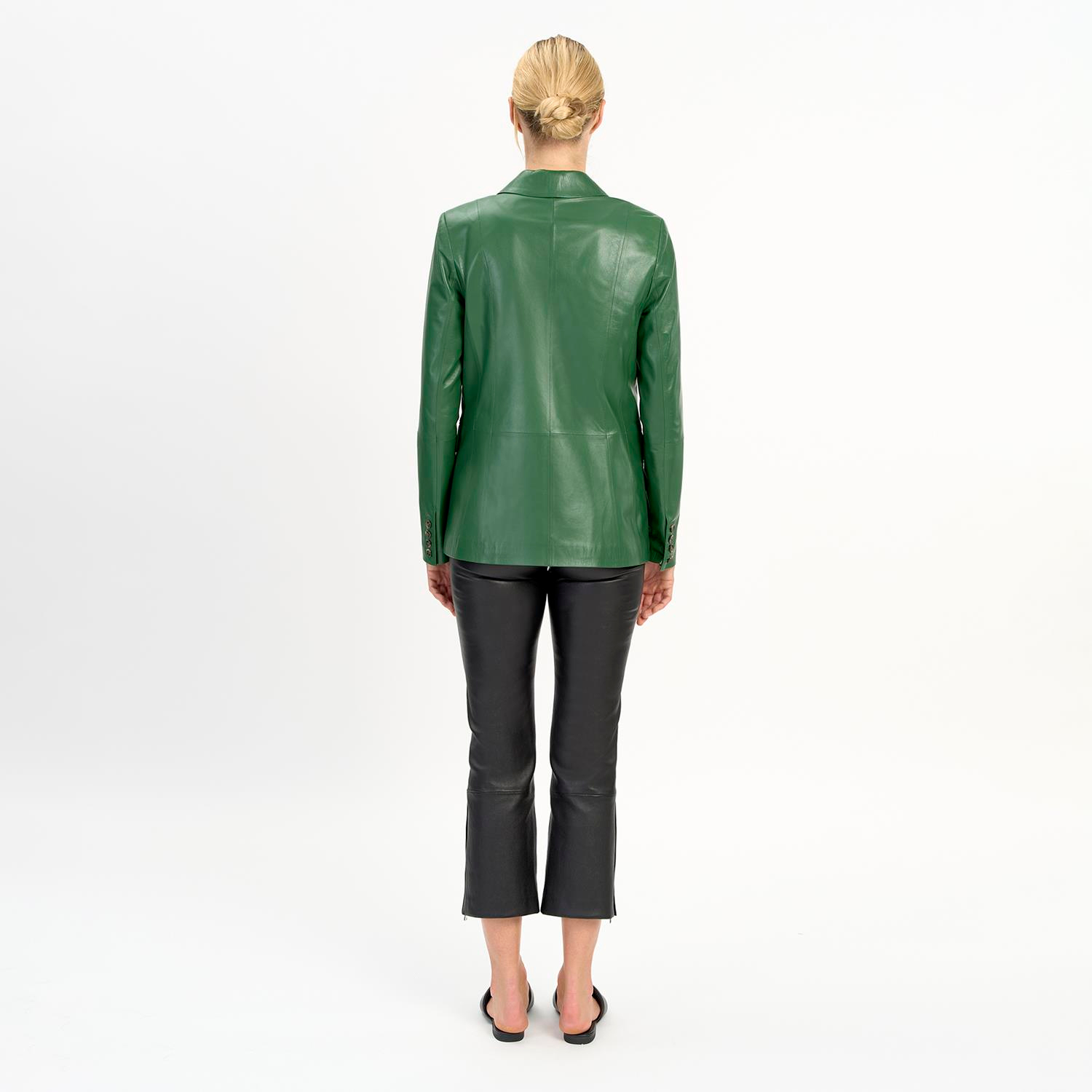 K14519 | Leather Blazer Jacket