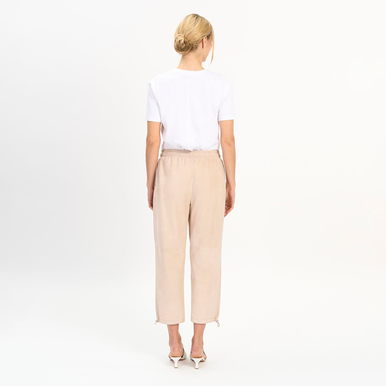 K14538 | Leather Jogging Pants