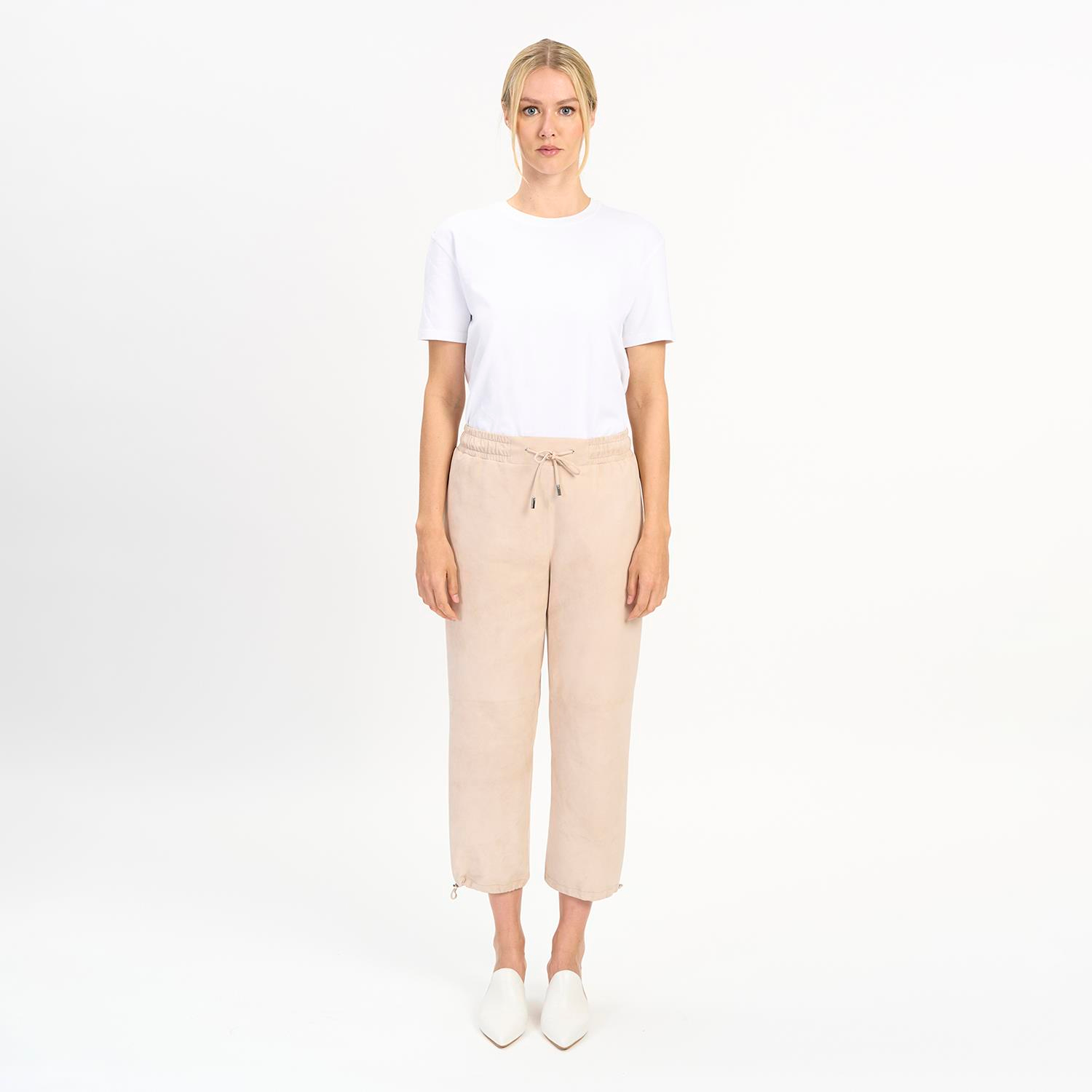 K14538 | Leather Jogging Pants