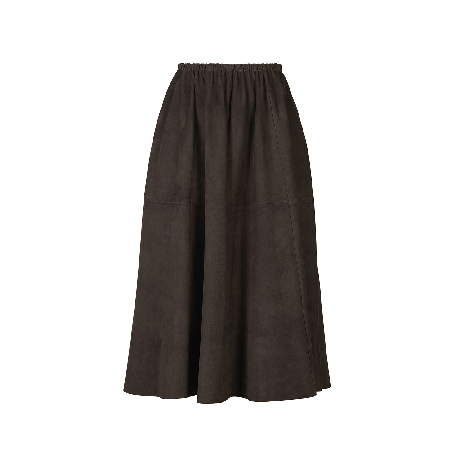 K14901_ |  LEATHER ROUTE SKIRT