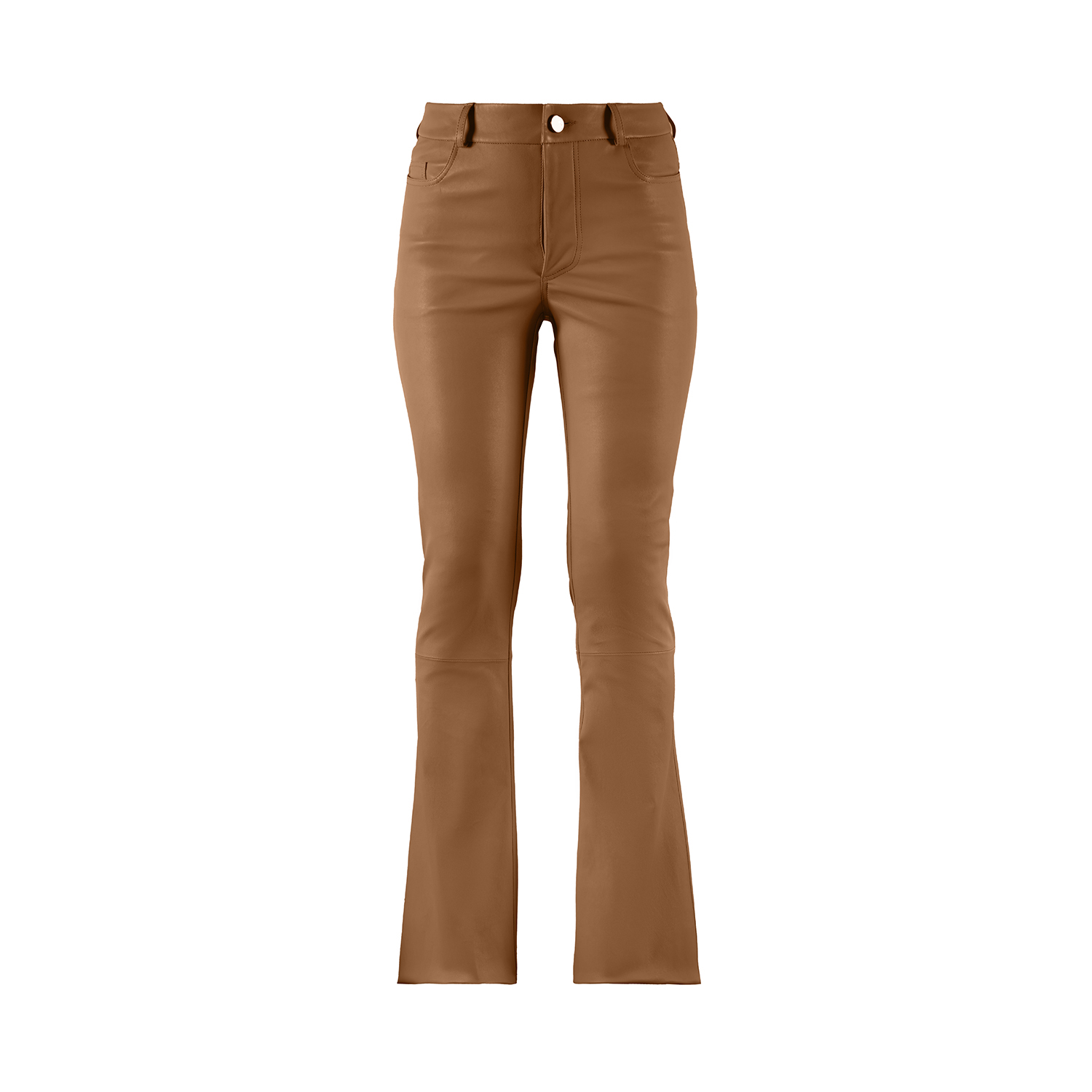 K14904 | LEATHER BOOT LEG 5-POCKET PANTS