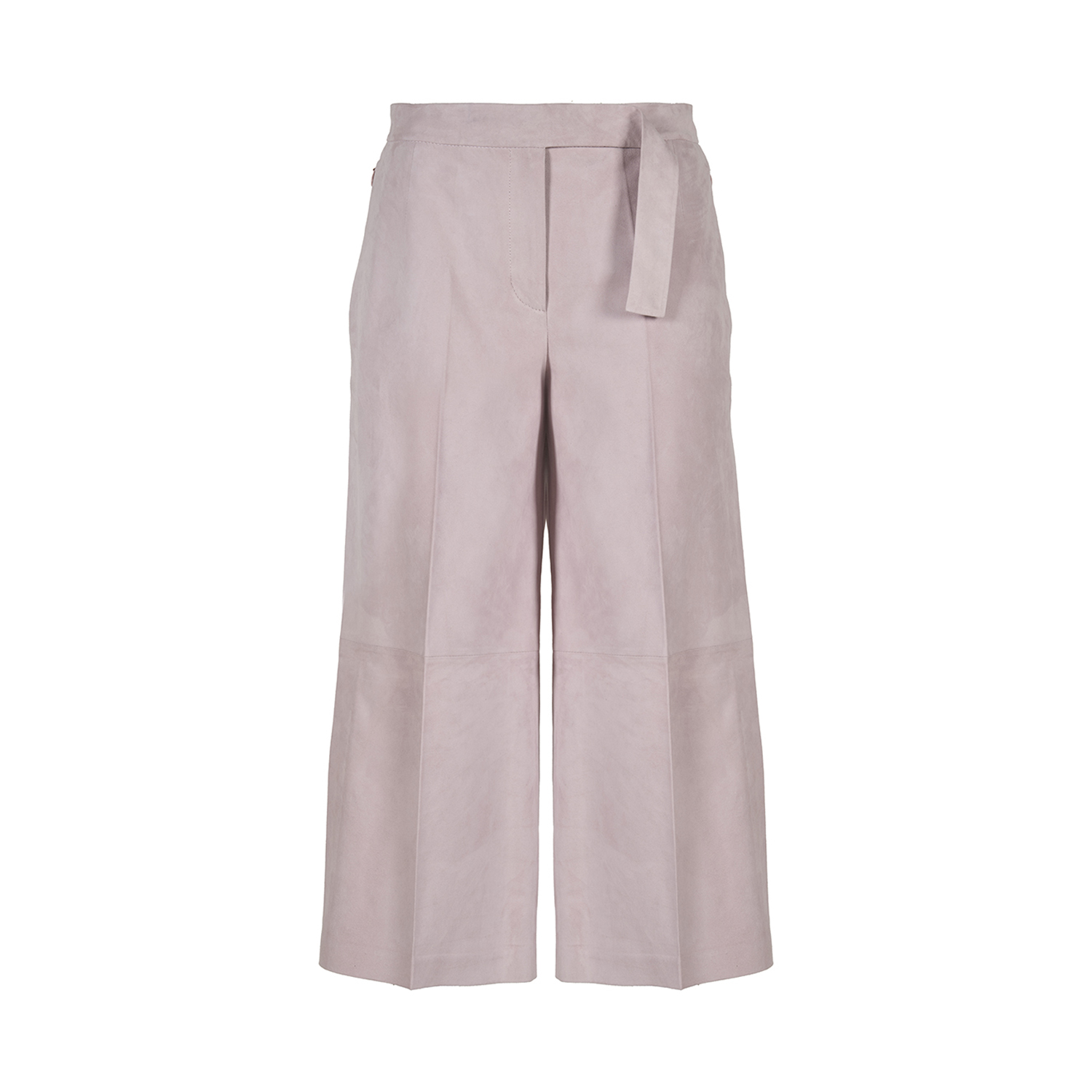 K14914 | LEATHER CROPPED TRAPEZE PANTS