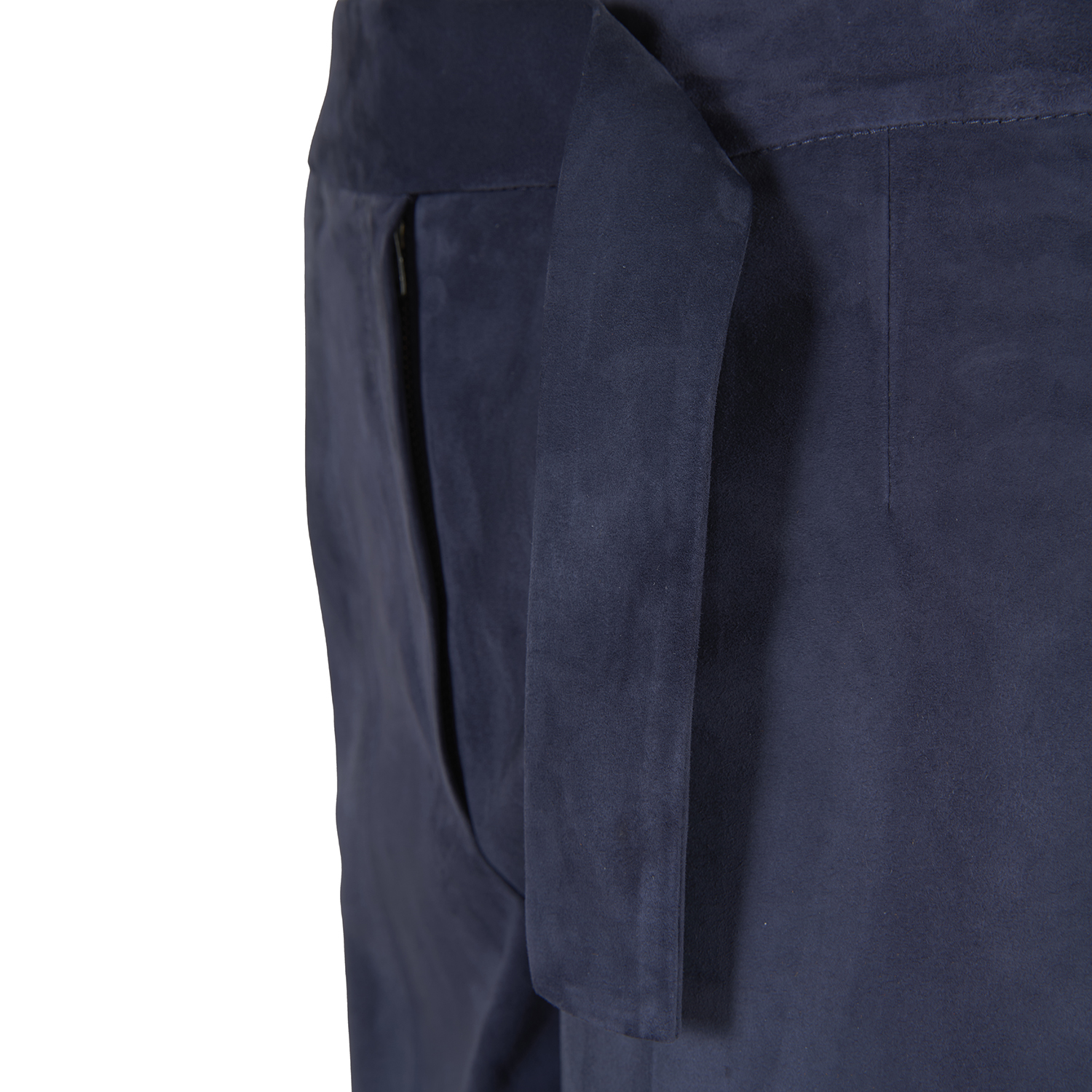 K14914_ | LEATHER CROPPED TRAPEZE PANTS