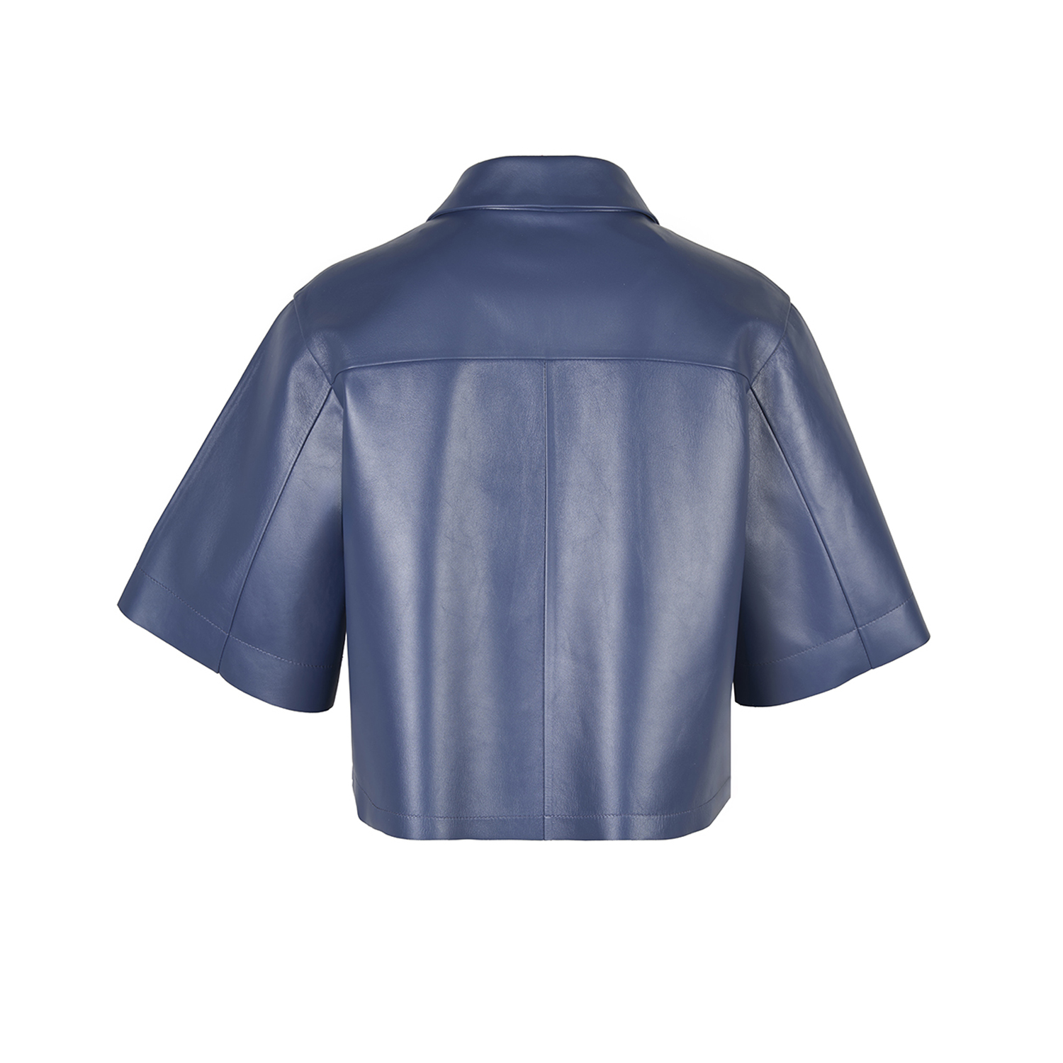 K14917 | LEATHER CROPPED PYJAMA SHIRT