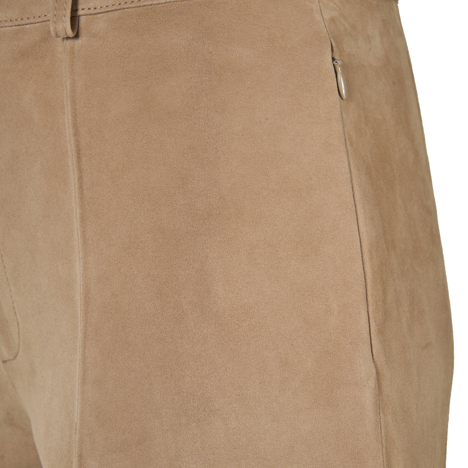K14925 | LEATHER ROUNDED LEG PANTS