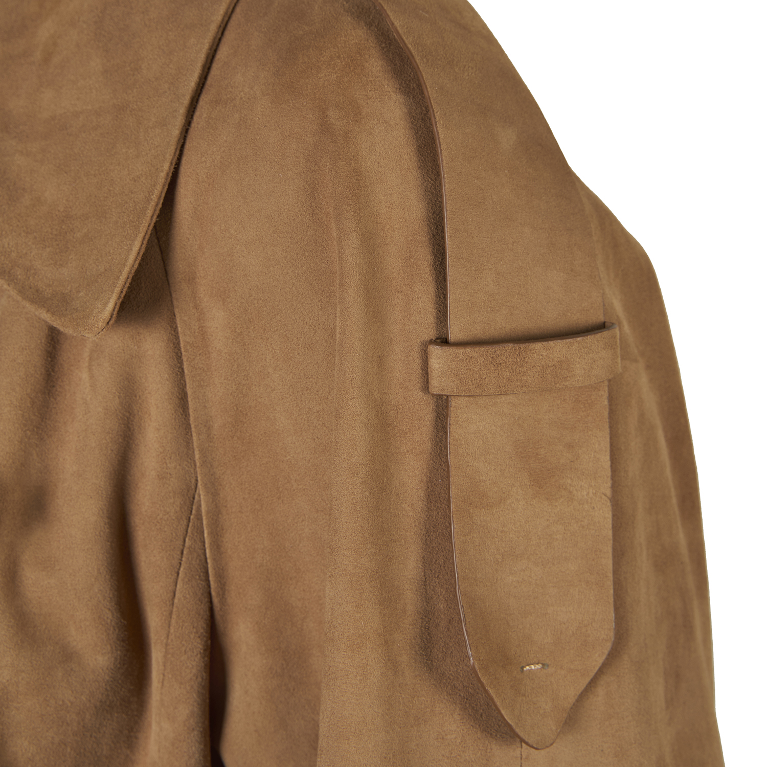 K14938 | LEATHER ROBE TRENCH COAT