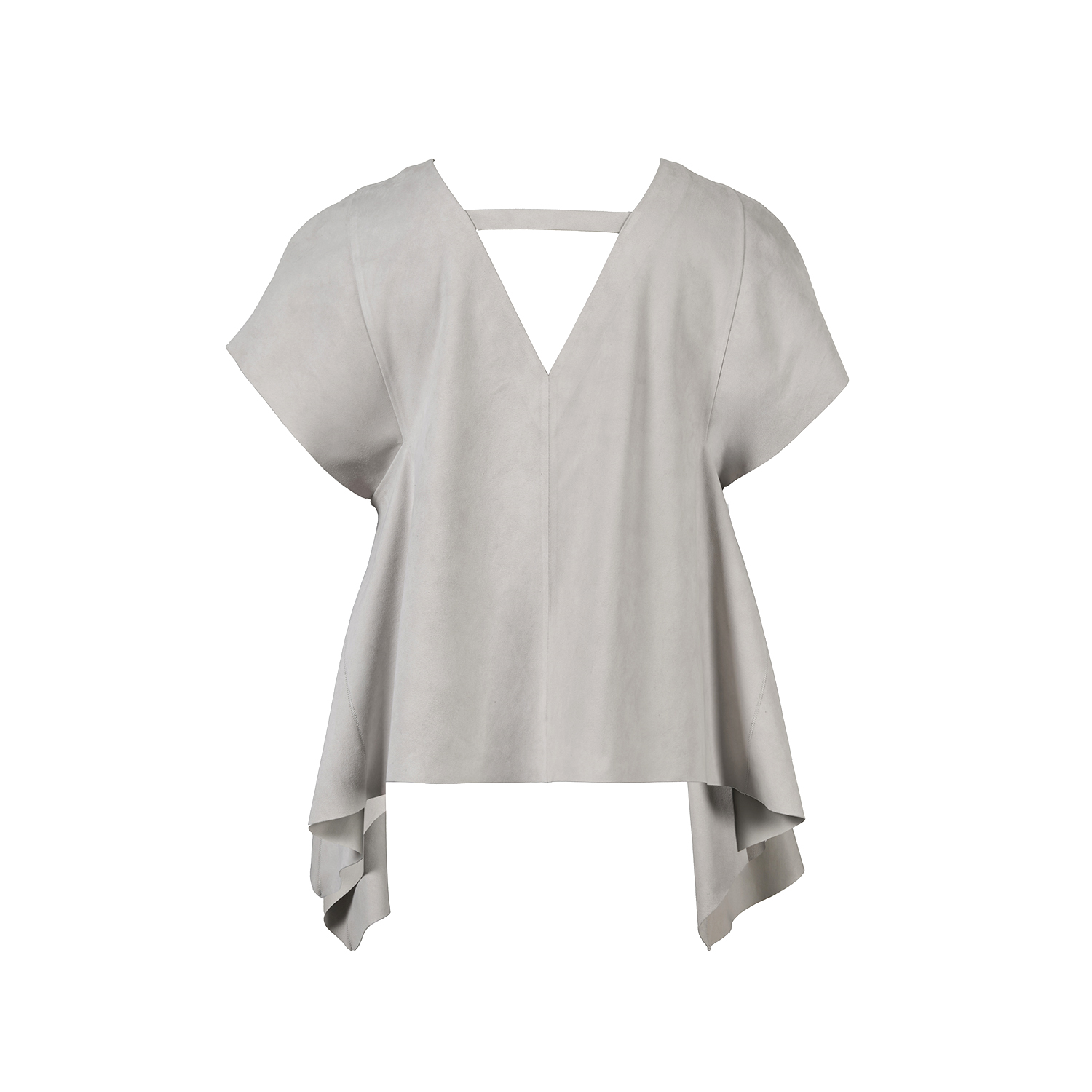 K14940 | LEATHER FOULARD TOP