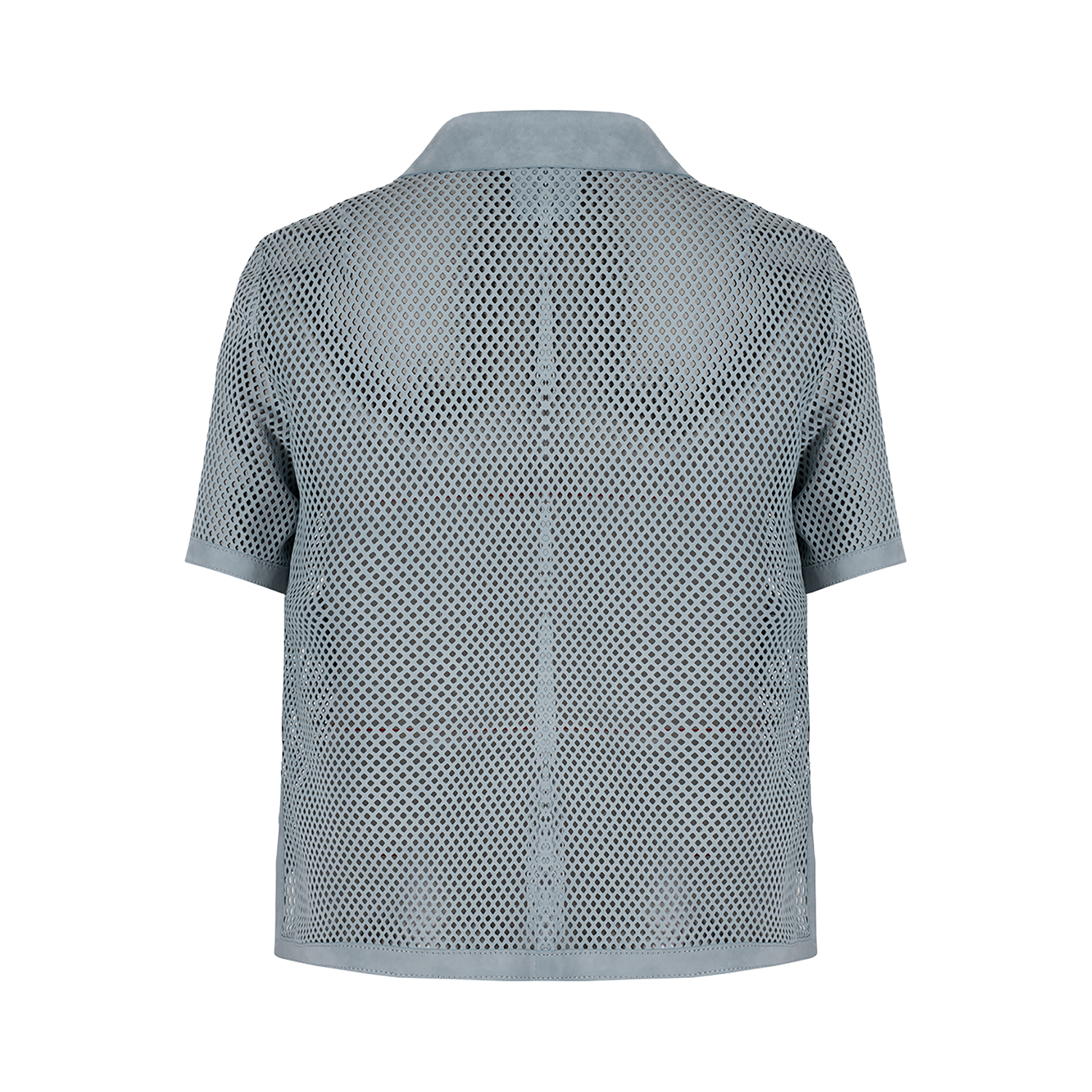 K15100 | LEATHER PERFORATED T-SHIRT