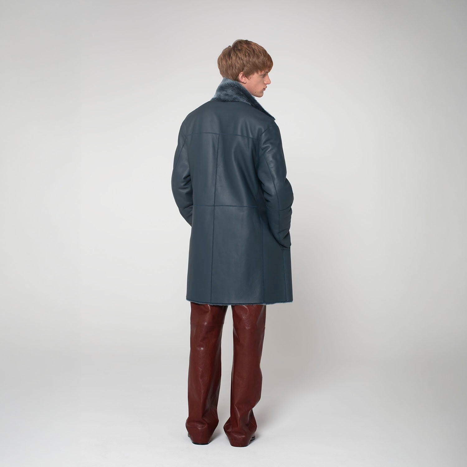 K15145 - SHEARLING E-REVERSIBLE CAR COAT