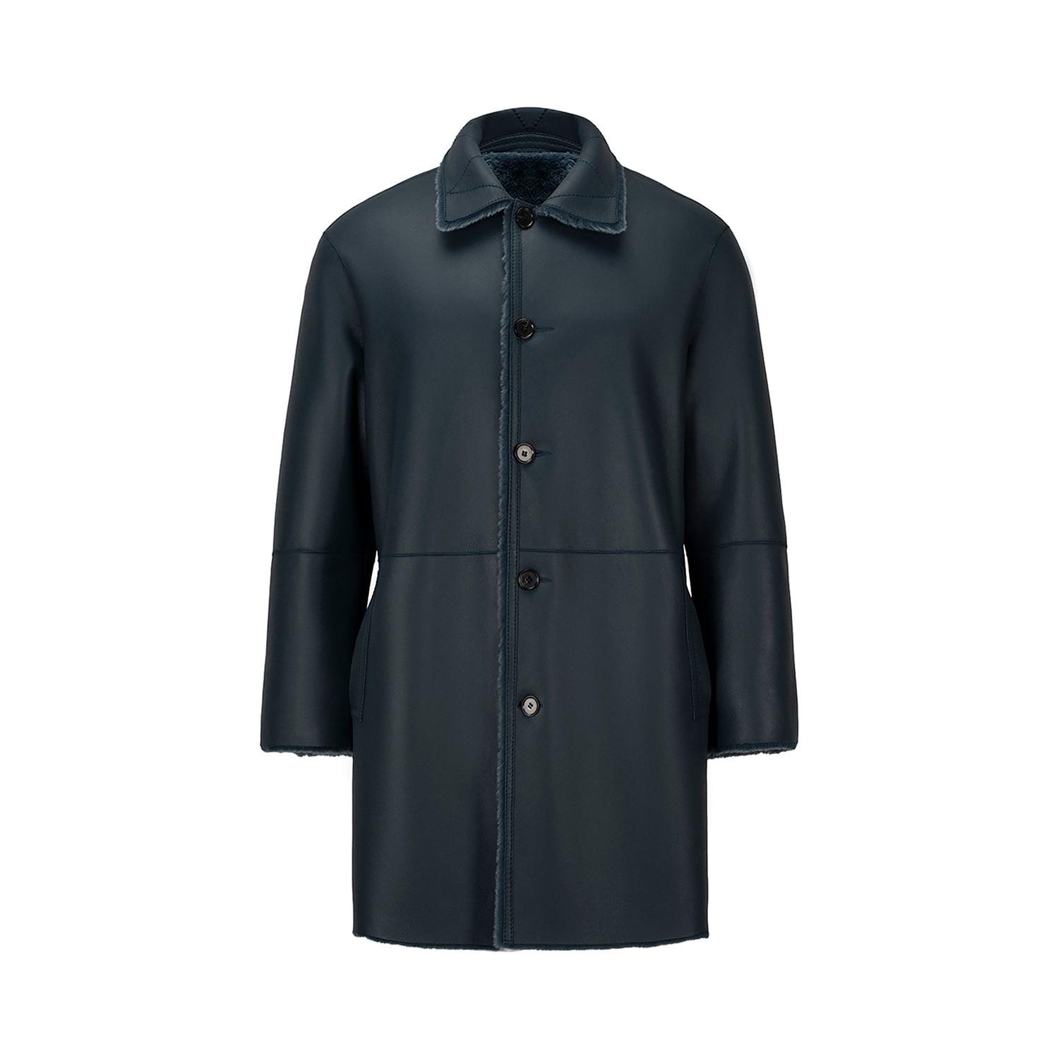 K15145 - SHEARLING E-REVERSIBLE CAR COAT