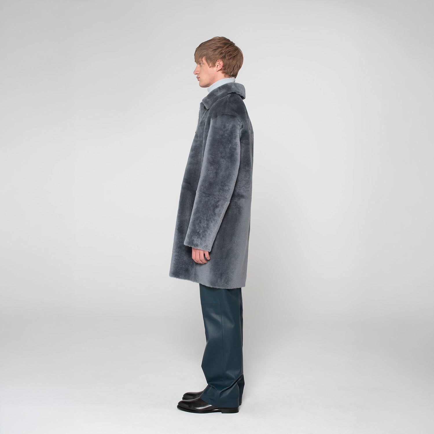 K151451 - SHEARLING REVERSIBLE CAR COAT