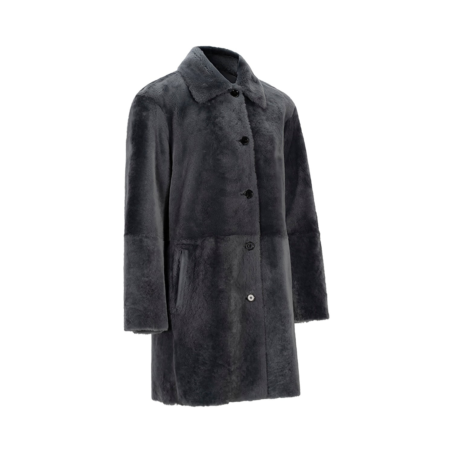 K151451 - SHEARLING REVERSIBLE CAR COAT