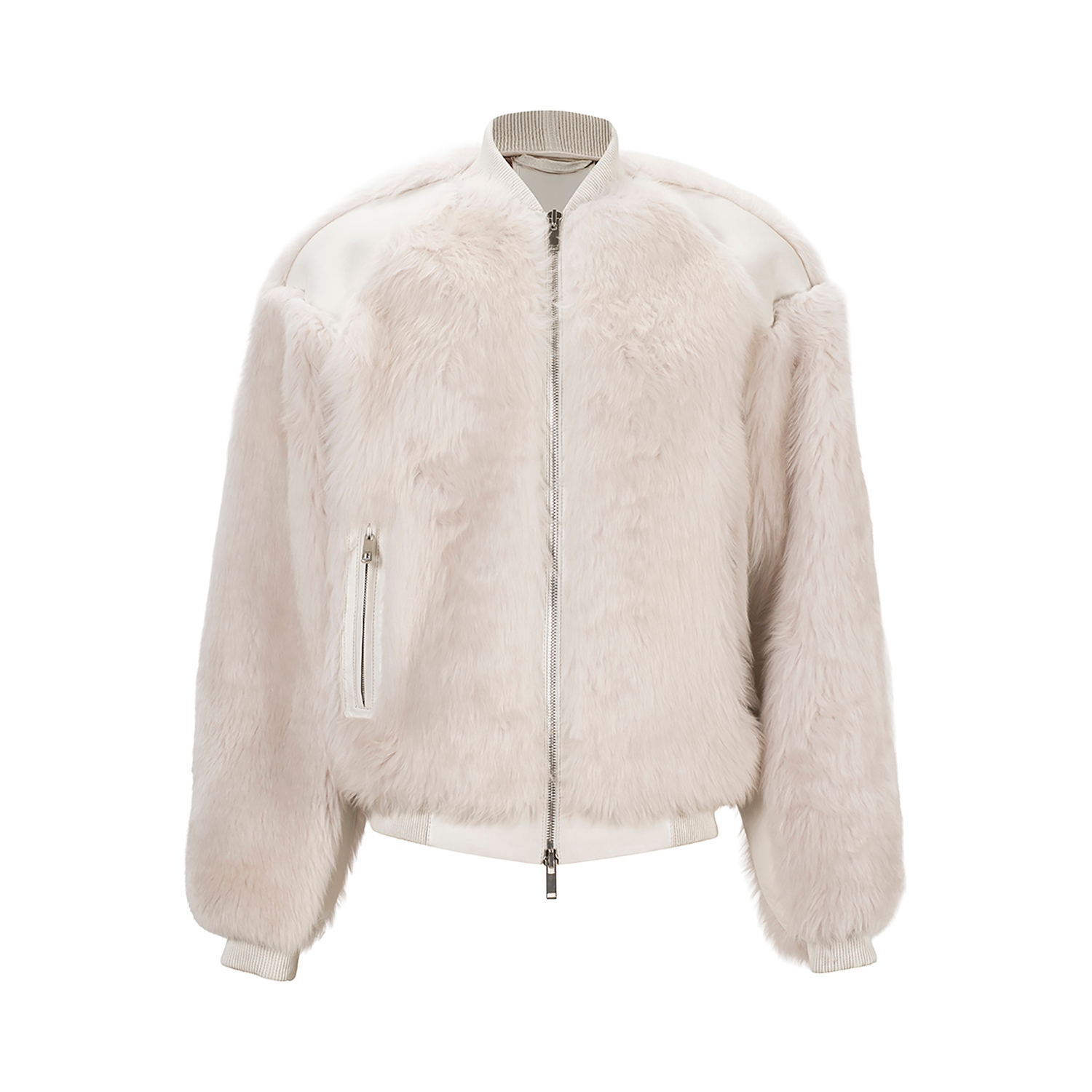 K15146 - SHEARLING OVERSIZE BOMBER
