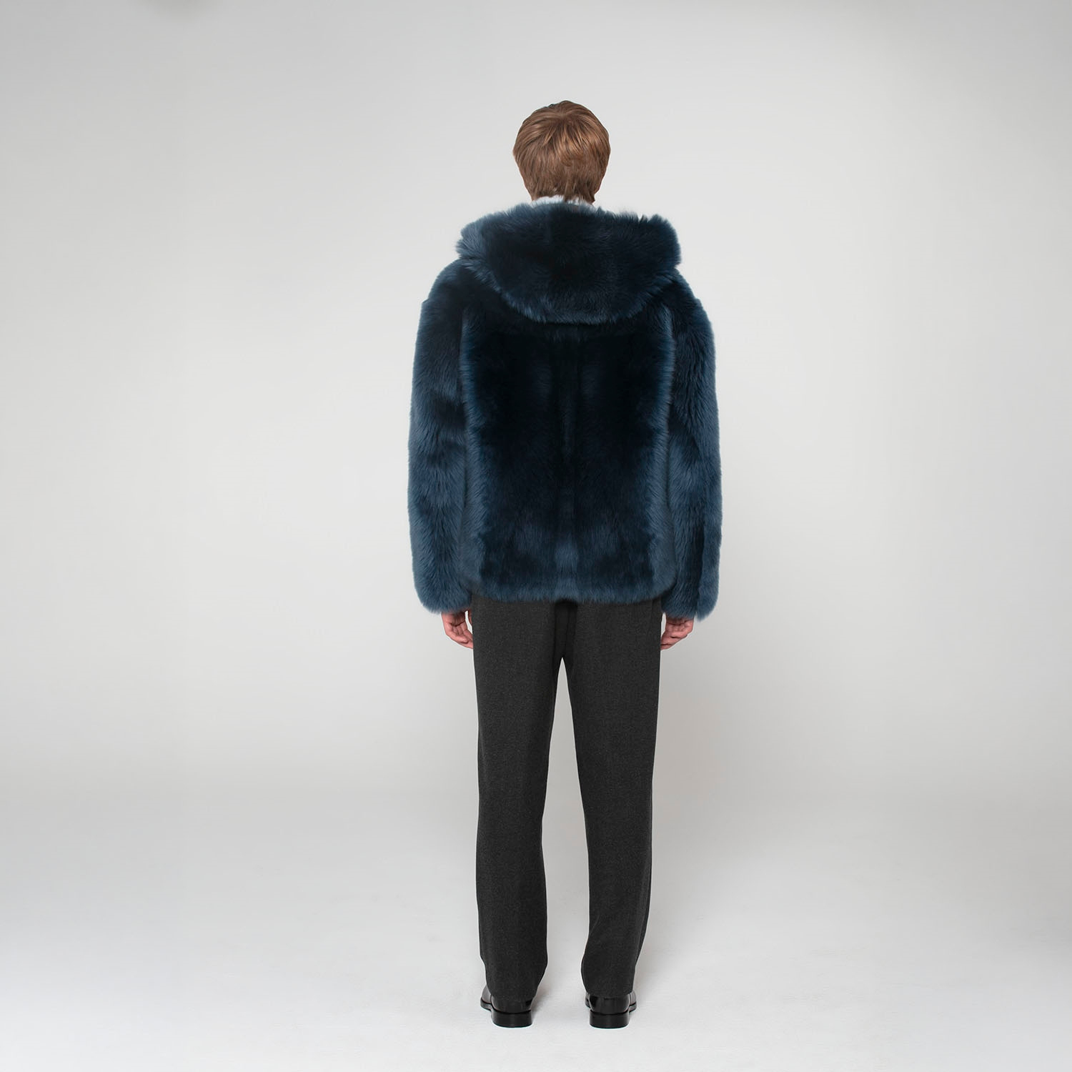 K15148 - SHEARLING HOODIE JACKET