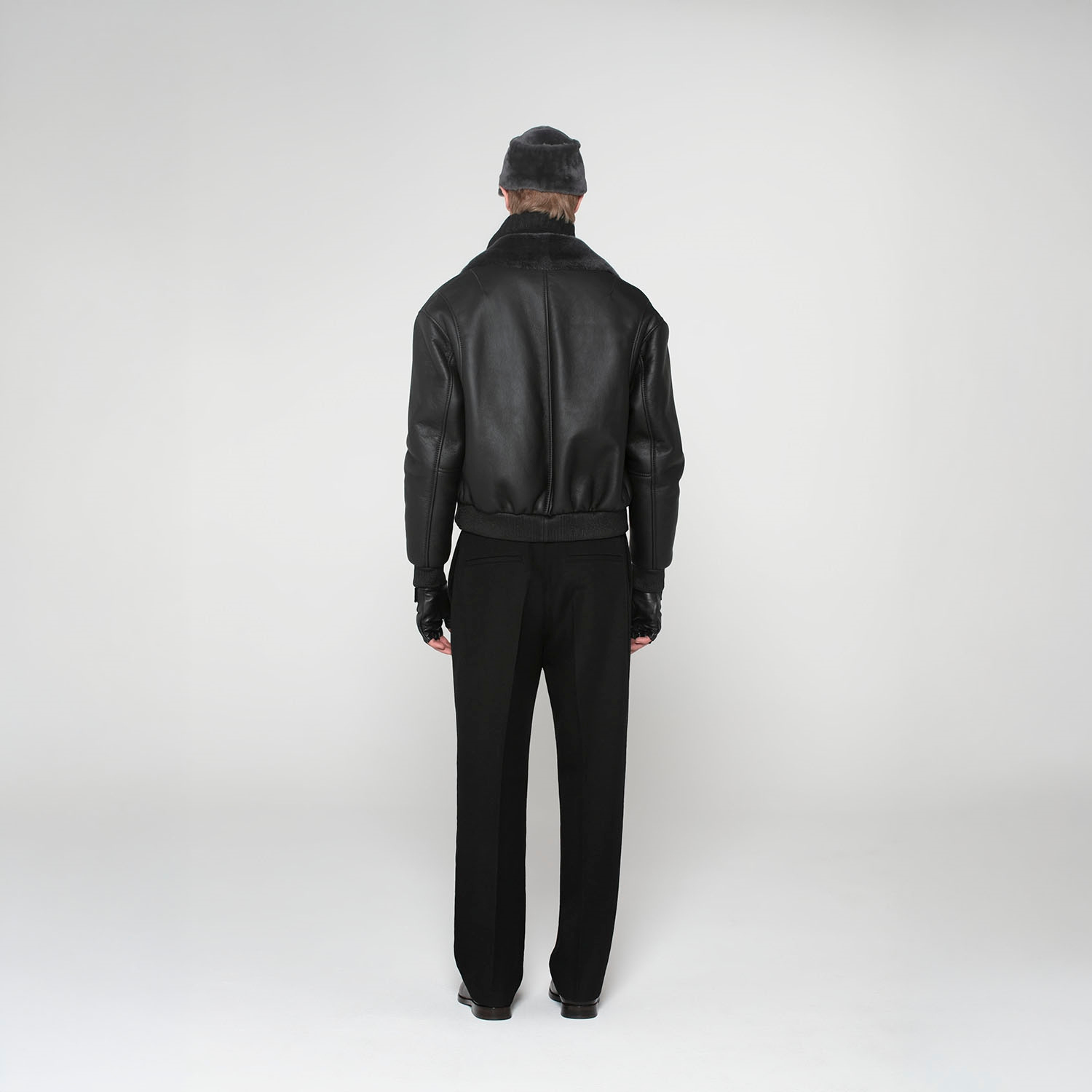 K15149 - SHEARLING BOOMBER JACKET