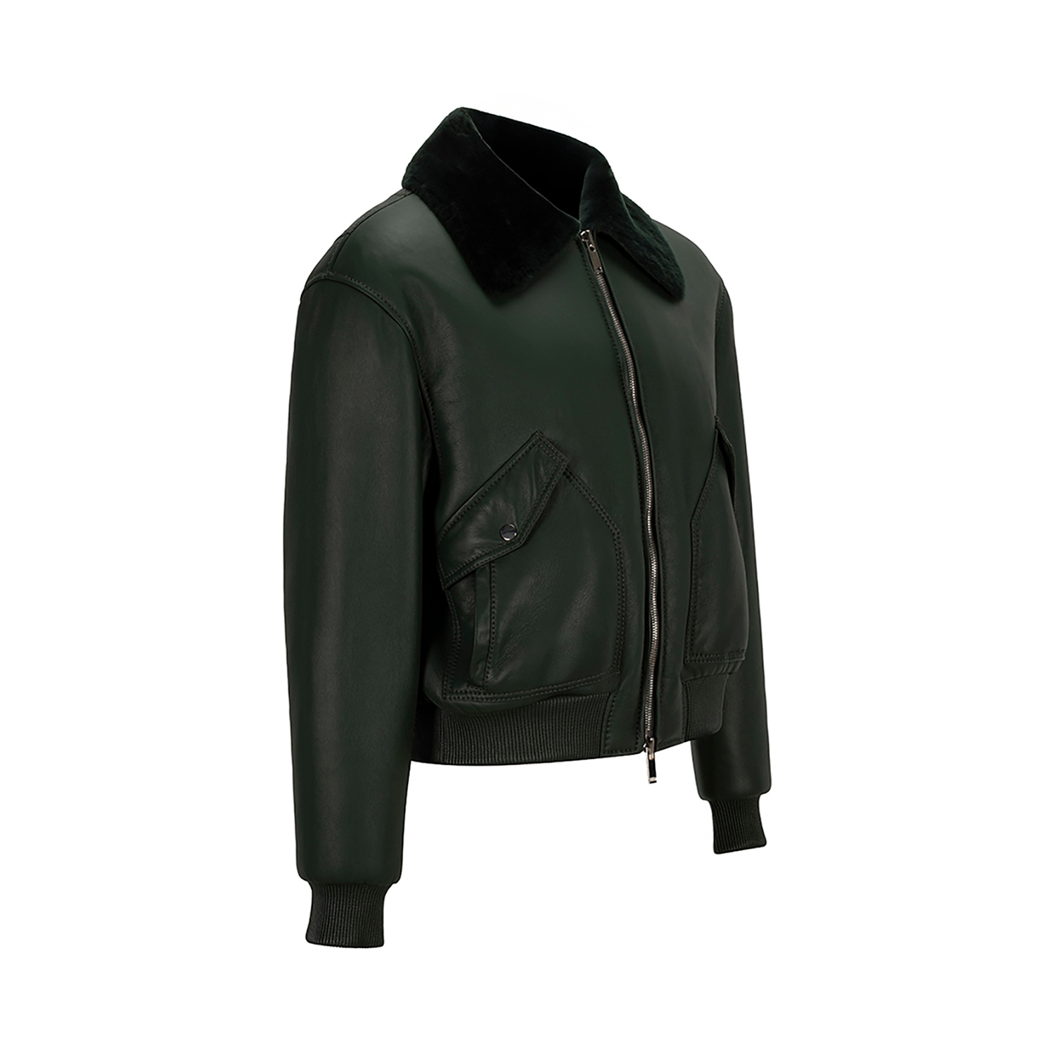 K151491 - SHEARLING BOMBER JACKET