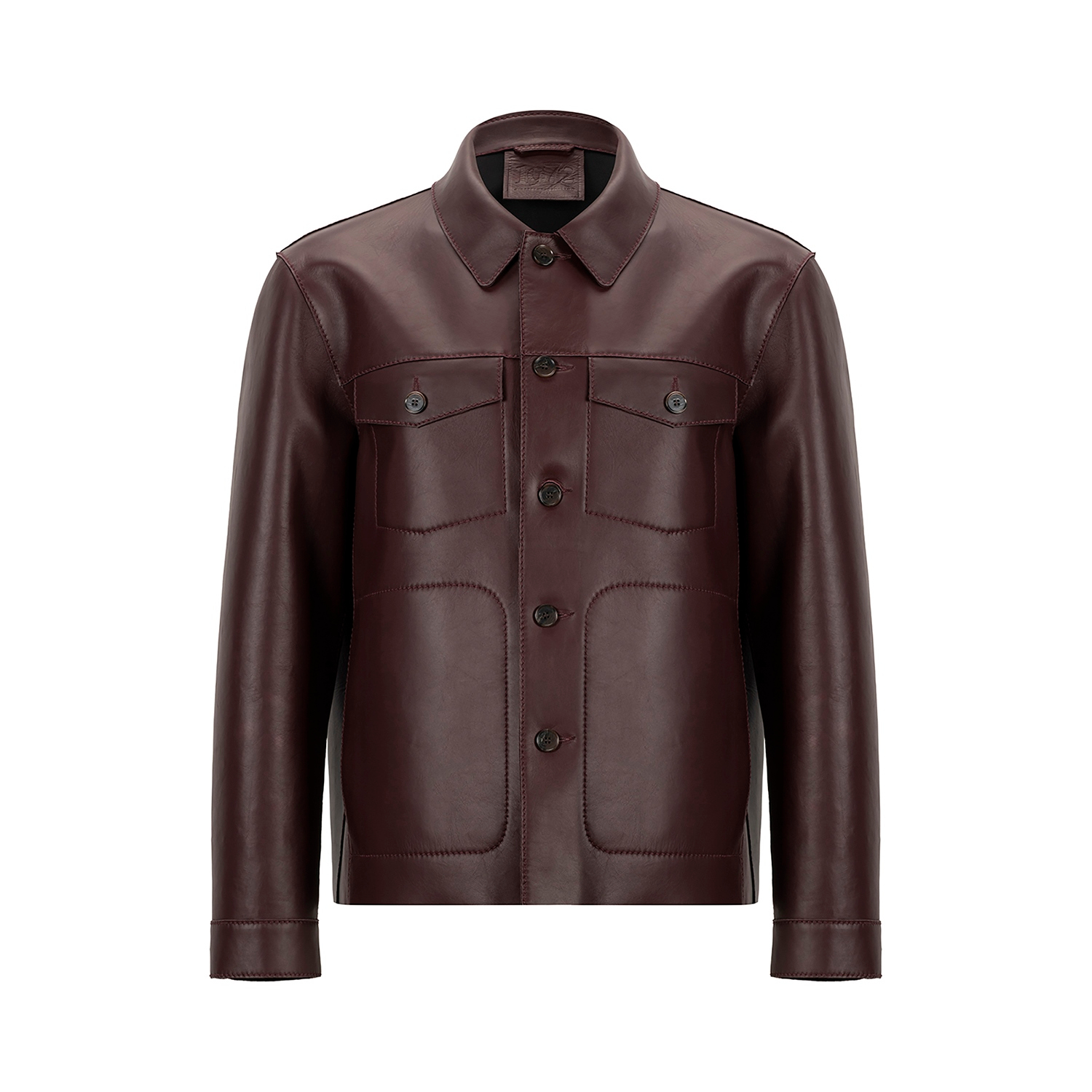 K15152 - LEATHER OVERSIZE 4 POCKETS JACKET