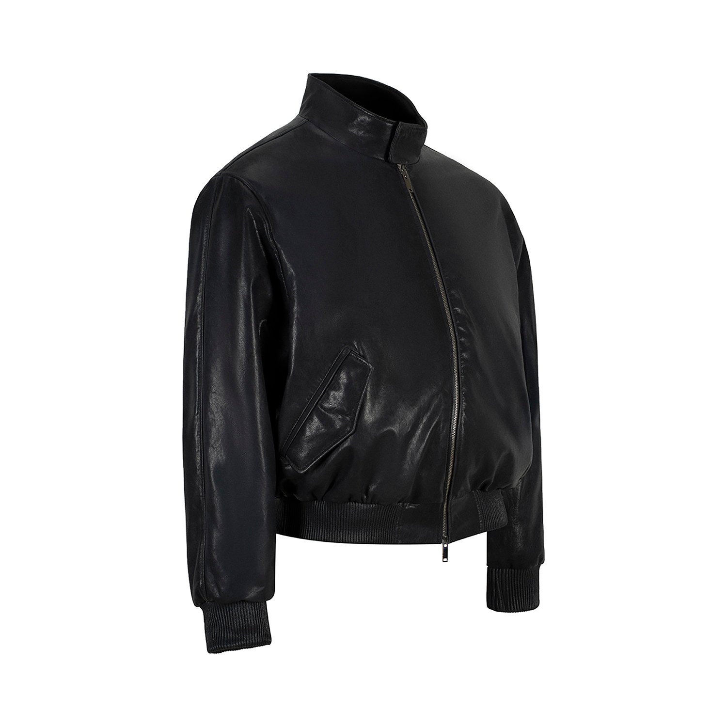 K15155 - LEATHER BOMBER JACKET