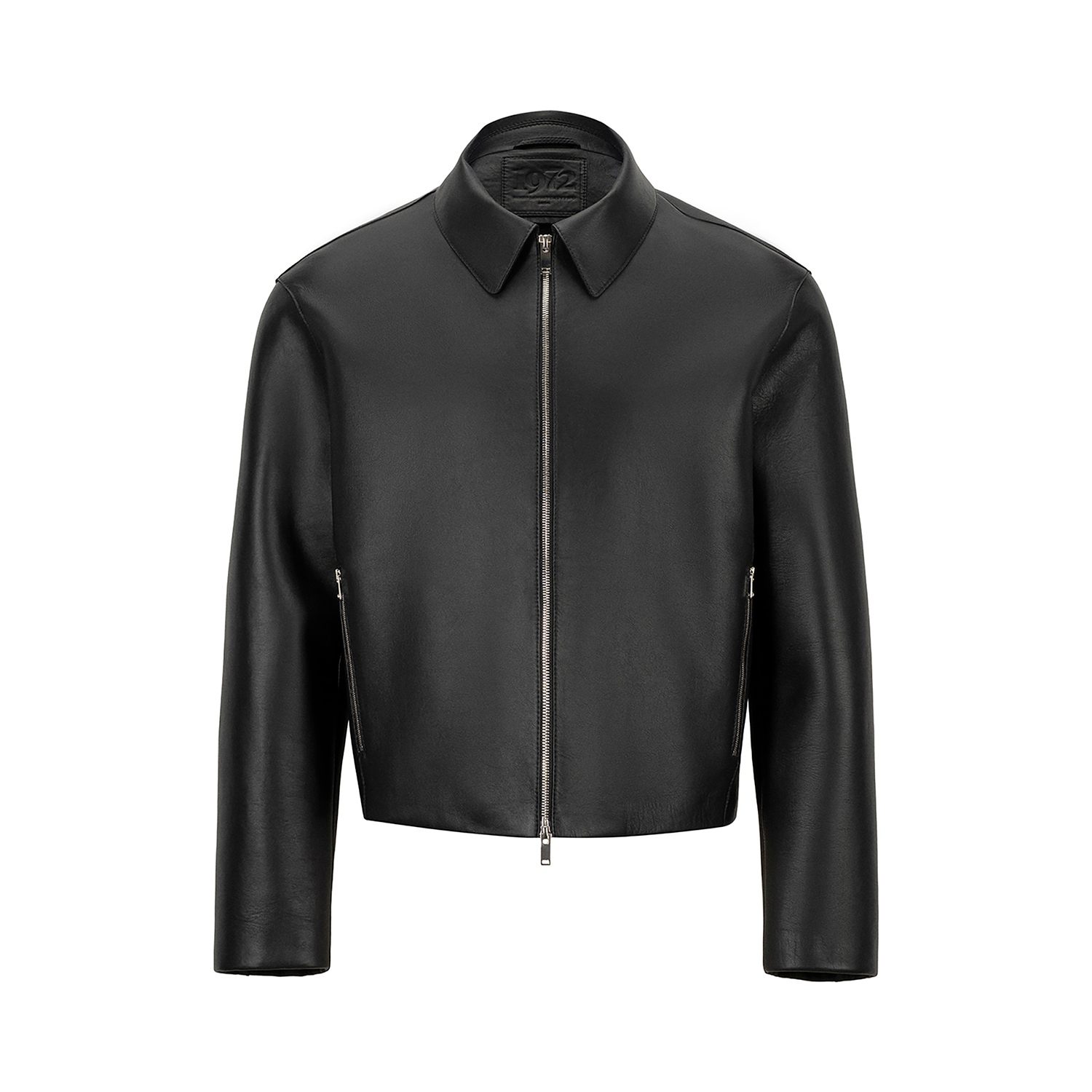 K15160 - LEATHER LAMINATED BLOUSON JACKET