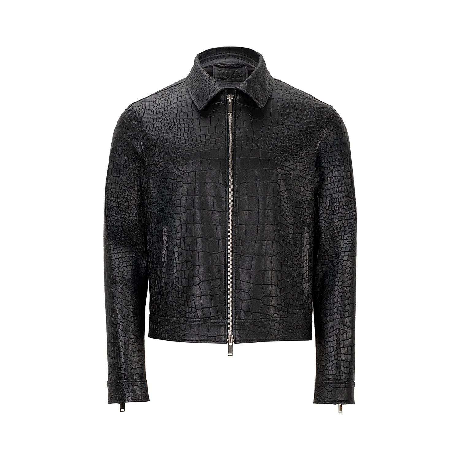 K15161 - LEATHER FITTED BLOUSON JACKET