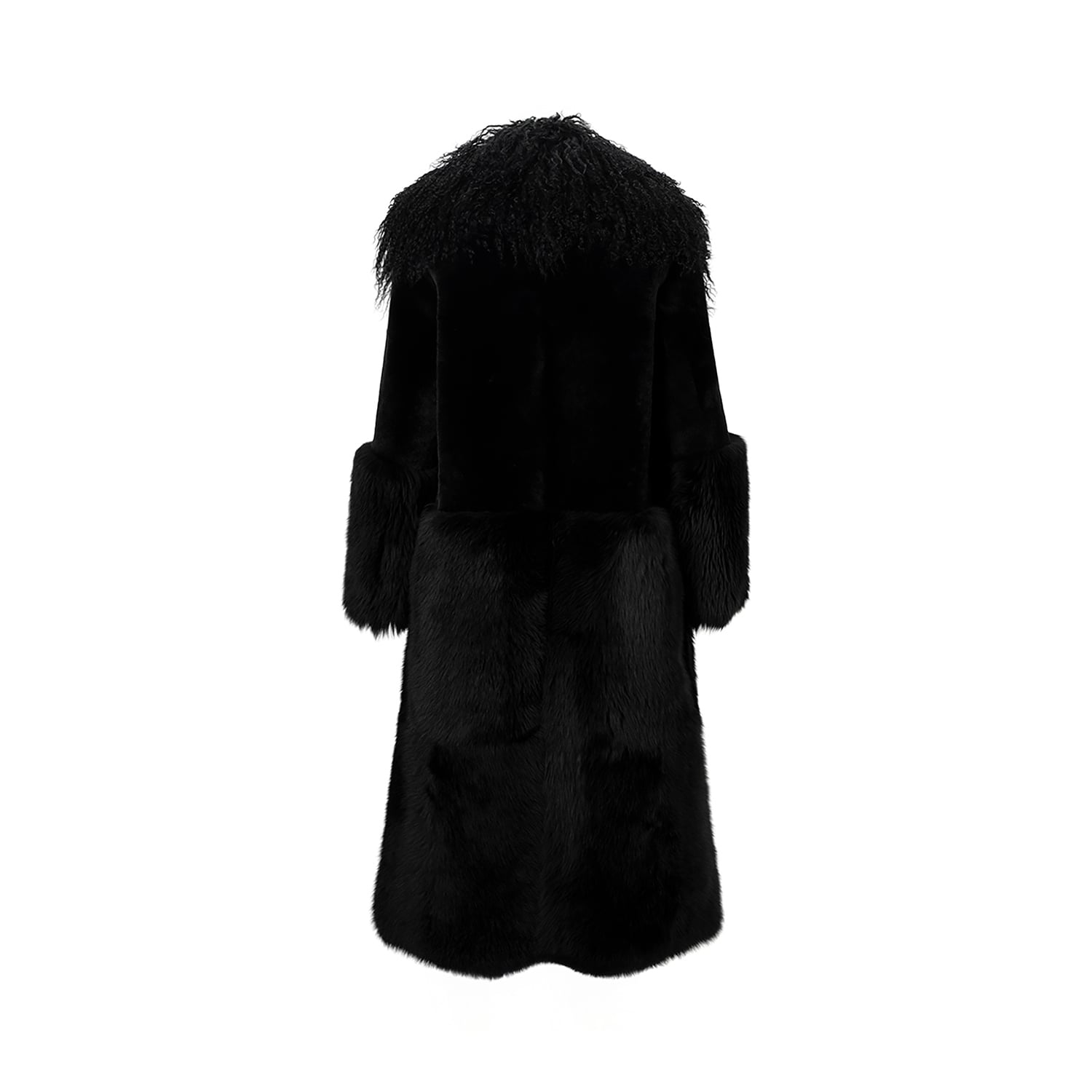 K15172- SHEARLING ROBE COAT