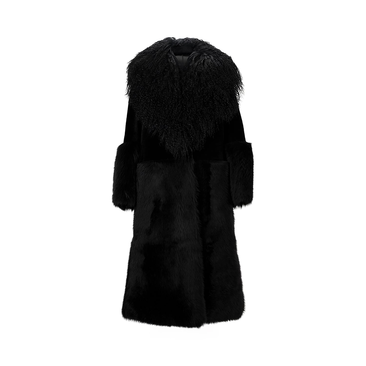 K15172- SHEARLING ROBE COAT