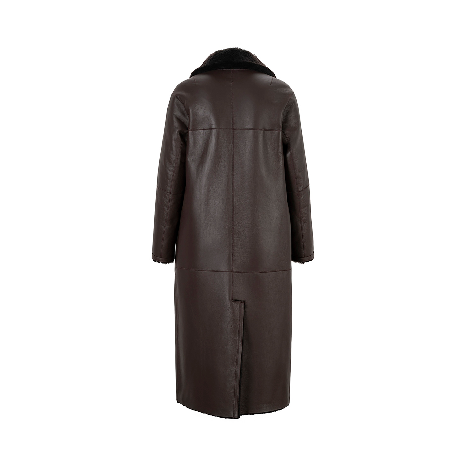 K151731- SHEARLING REVERSIBLE ROBE COAT