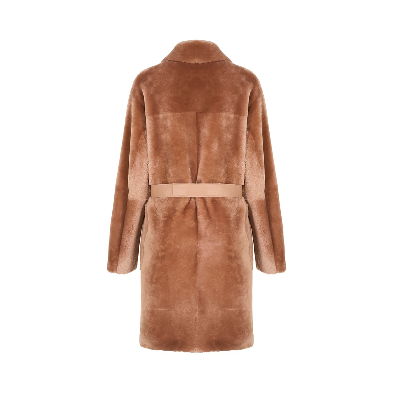 K15174- SHEARLING REVERSIBLE CHEMISE COAT