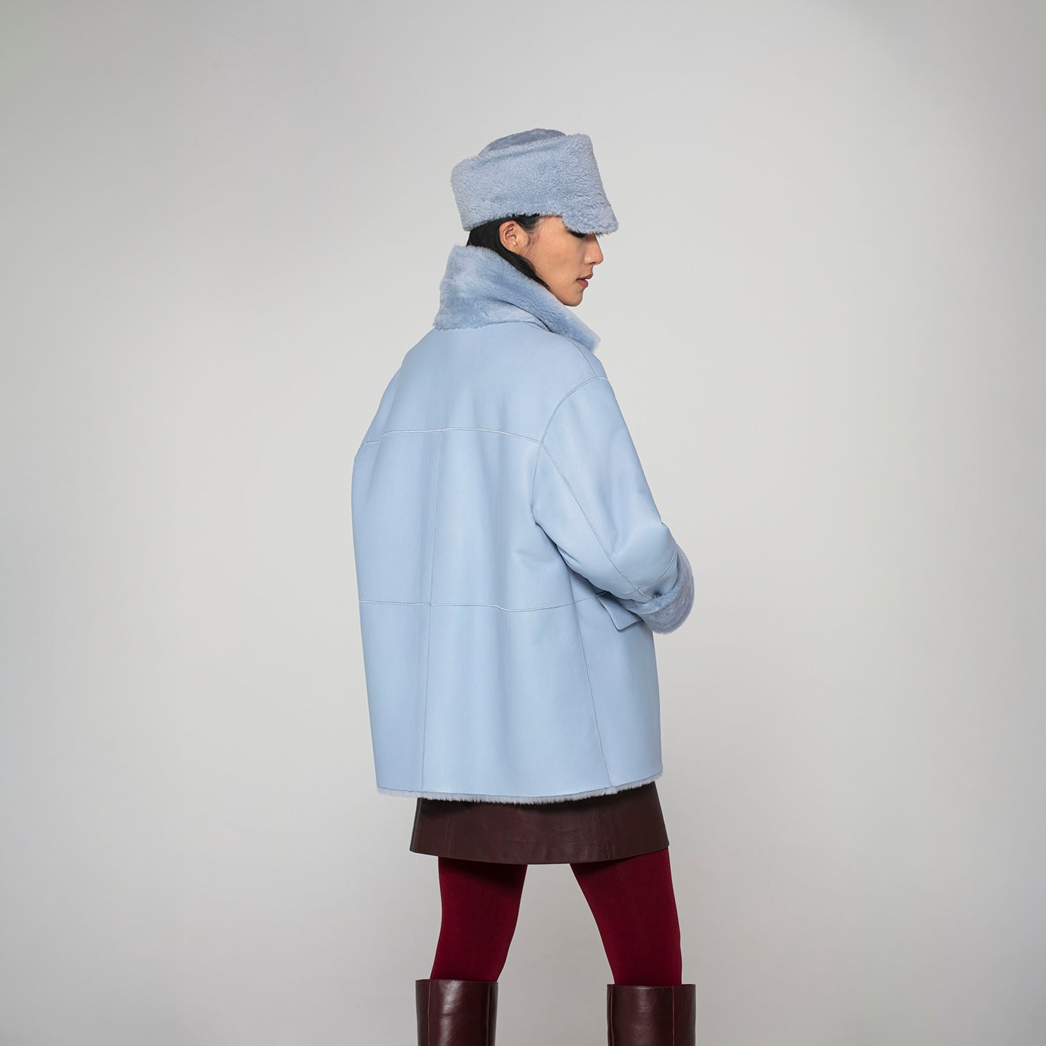 K15177-REVERSIBLE BOXY JACKET