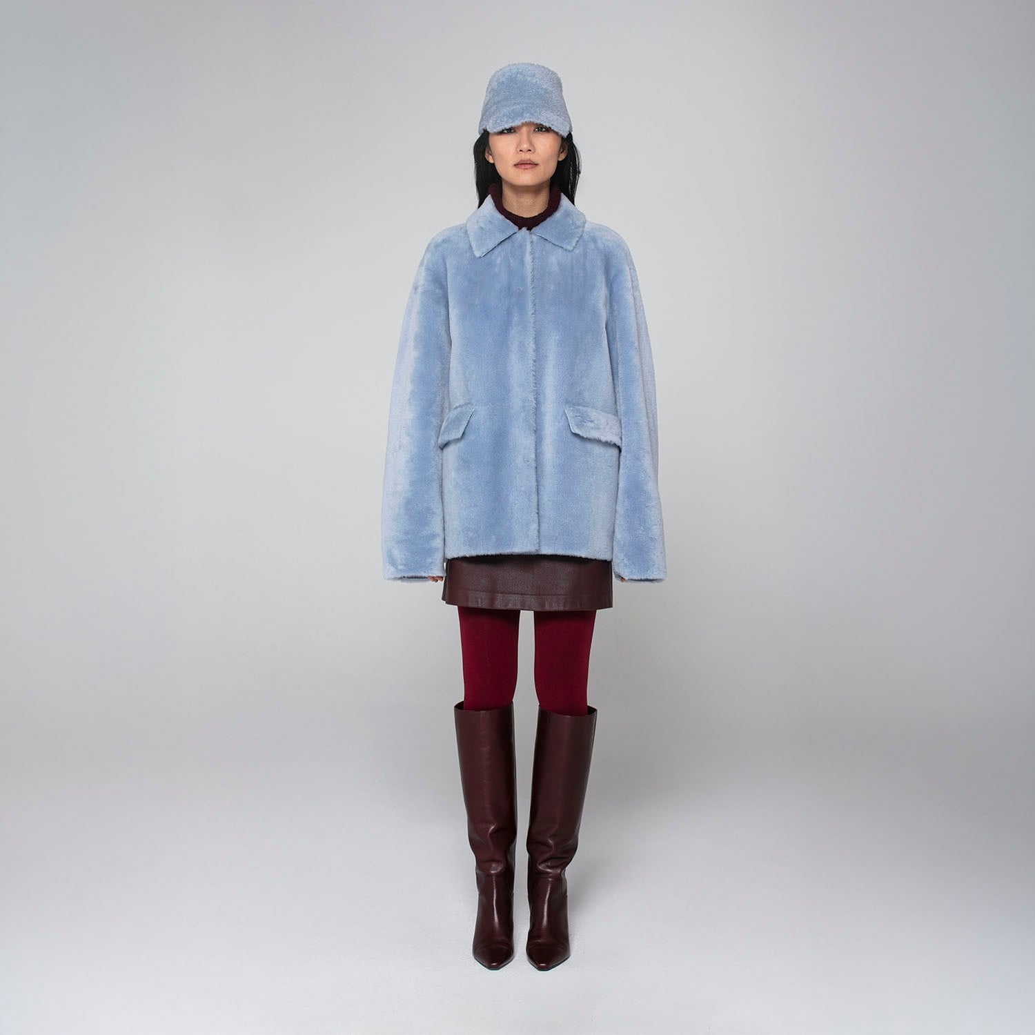 K15177-REVERSIBLE BOXY JACKET