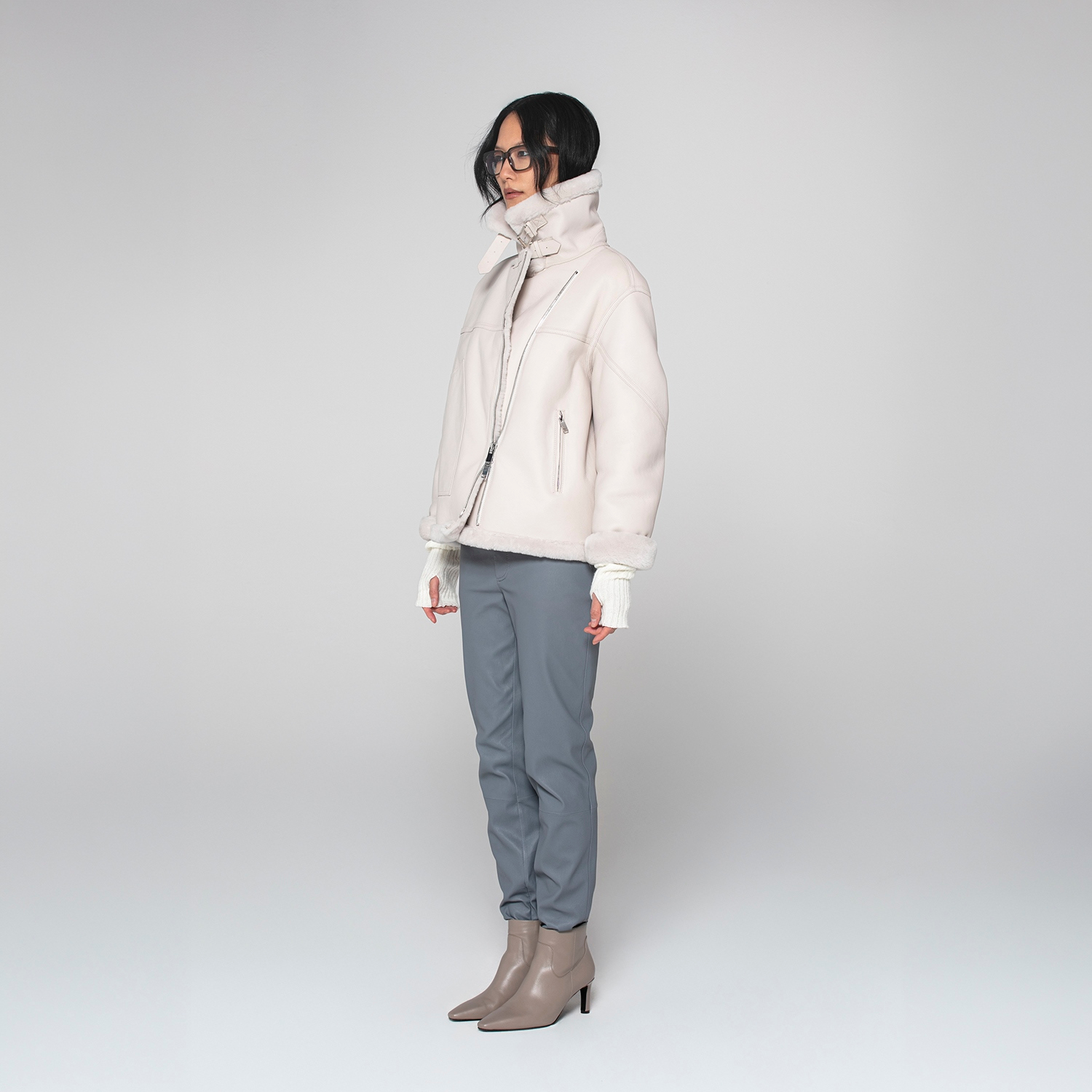K15181 - SHEARLING BIKER JACKET